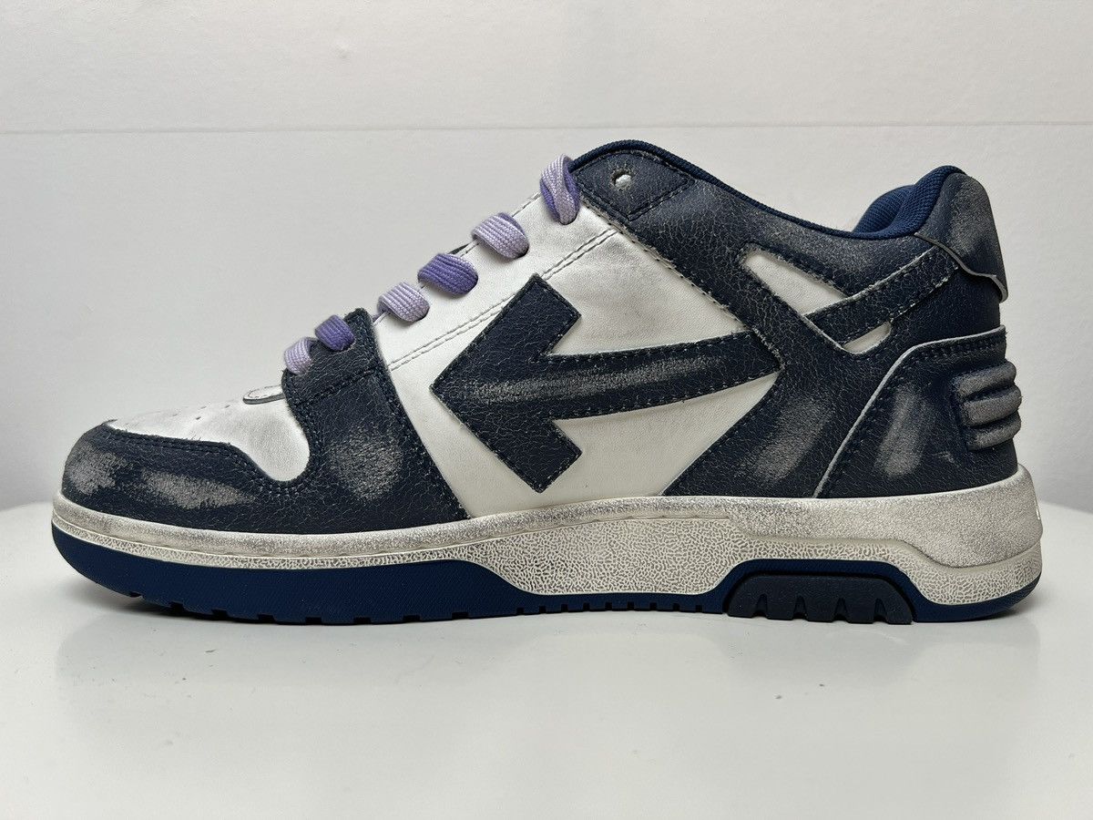 Off-White Off-White Out of Office Vintage Leather 'Navy Blue' Size US 10 / EU 43 - 6 Thumbnail