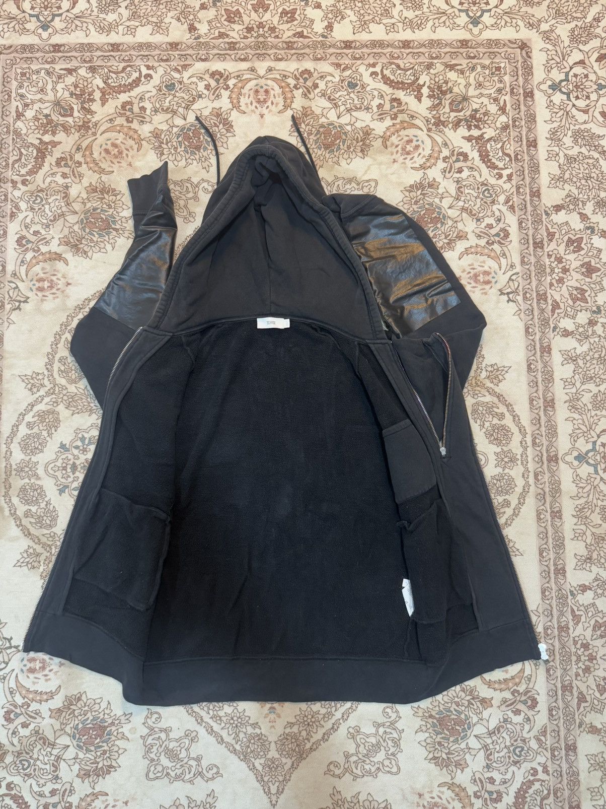 CLOSED × Vintage Closed Faded Black Rare Design Zipper Hoodie Size US M / EU 48-50 / 2 - 7 Thumbnail