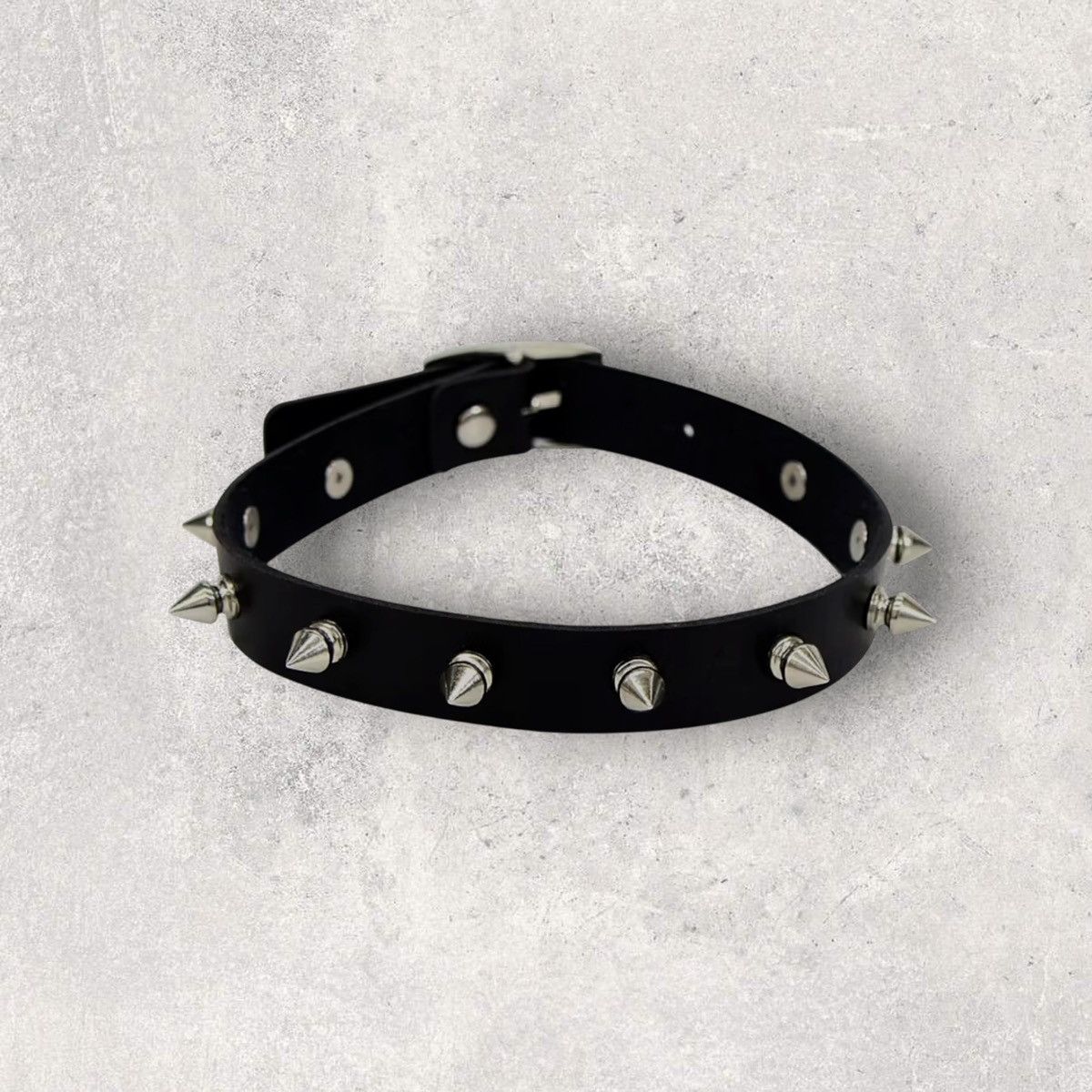 Other Spikes PU Leather Choker Size ONE SIZE - 1 Thumbnail