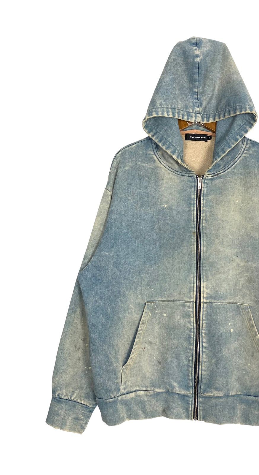 JACKROSE Rare Jack Rose Rolling Stone Asid Wash Hoodie Big Logo Japan Size US L / EU 52-54 / 3 - 5 Thumbnail