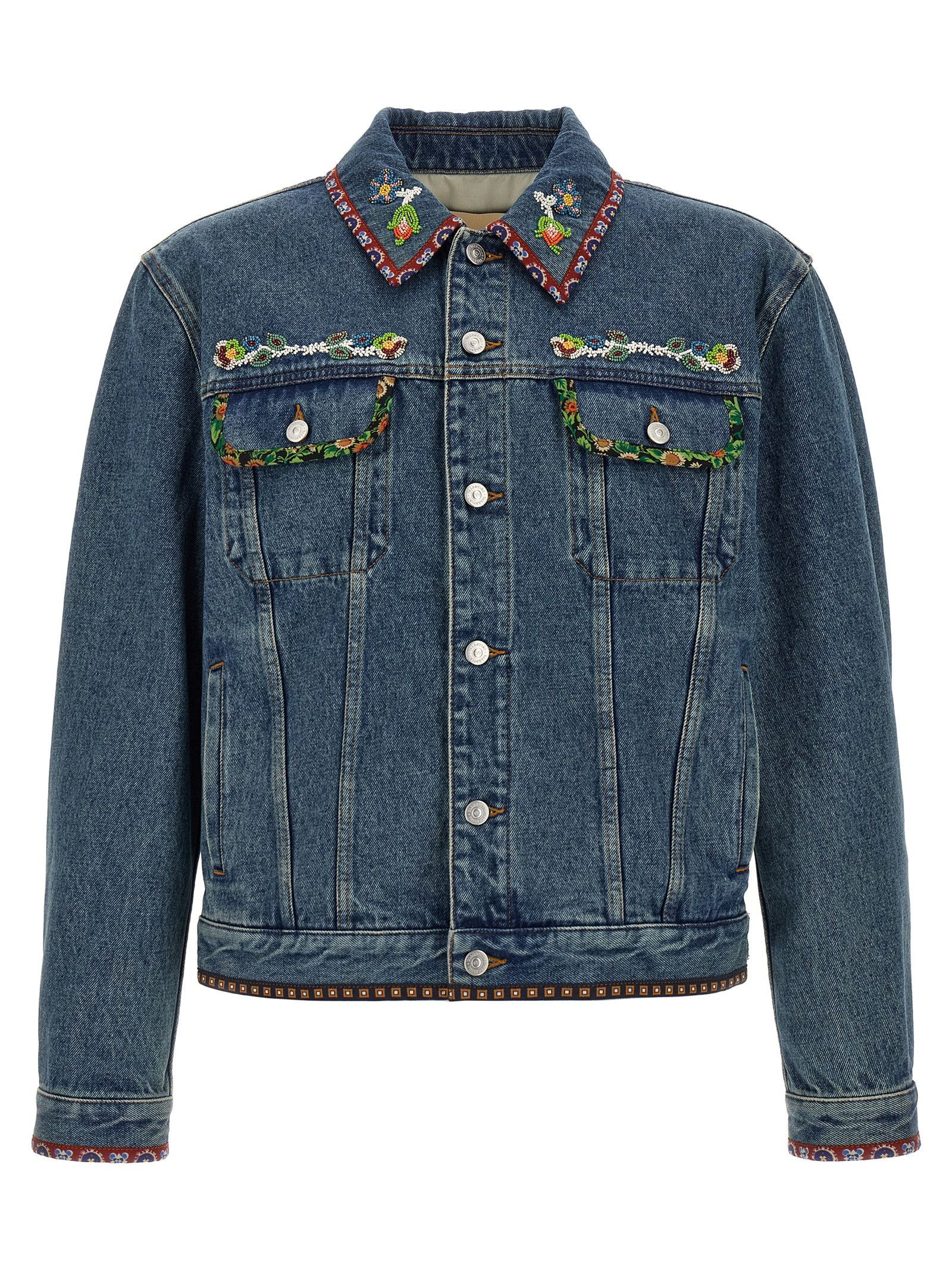 Valentino Valentino Garavani Denim Jacket Size US M / EU 48-50 / 2 - 1 Thumbnail