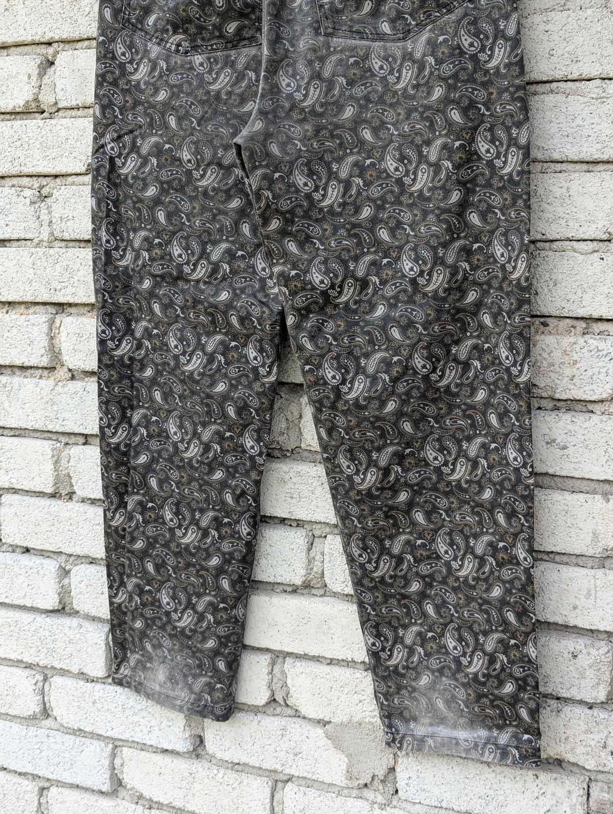 Japanese Brand Paisley Easy Pants Size US 33 - 5 Thumbnail