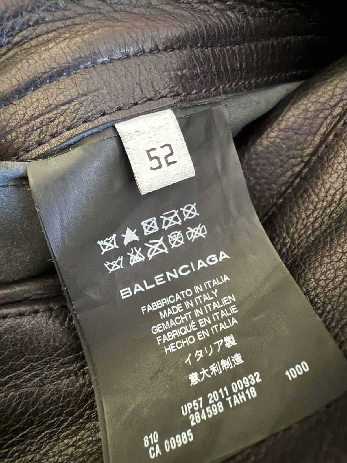 Balenciaga Balenciaga Leather Jacket (Runway sample) Size US L / EU 52-54 / 3 - 4 Thumbnail