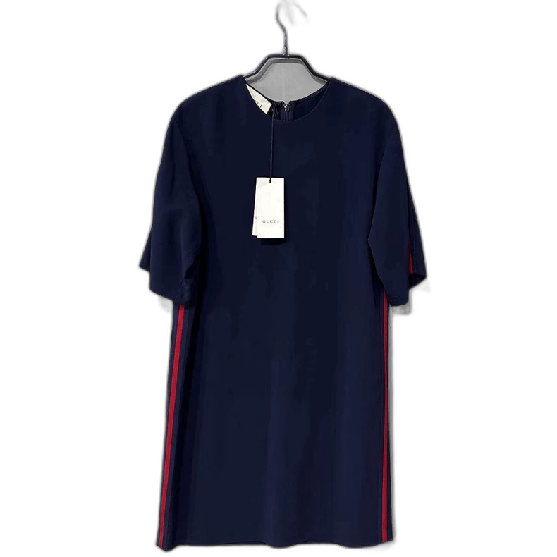 Gucci Gucci Side Stripe Silk Dress Size US 40 / EU 56 - 1 Thumbnail