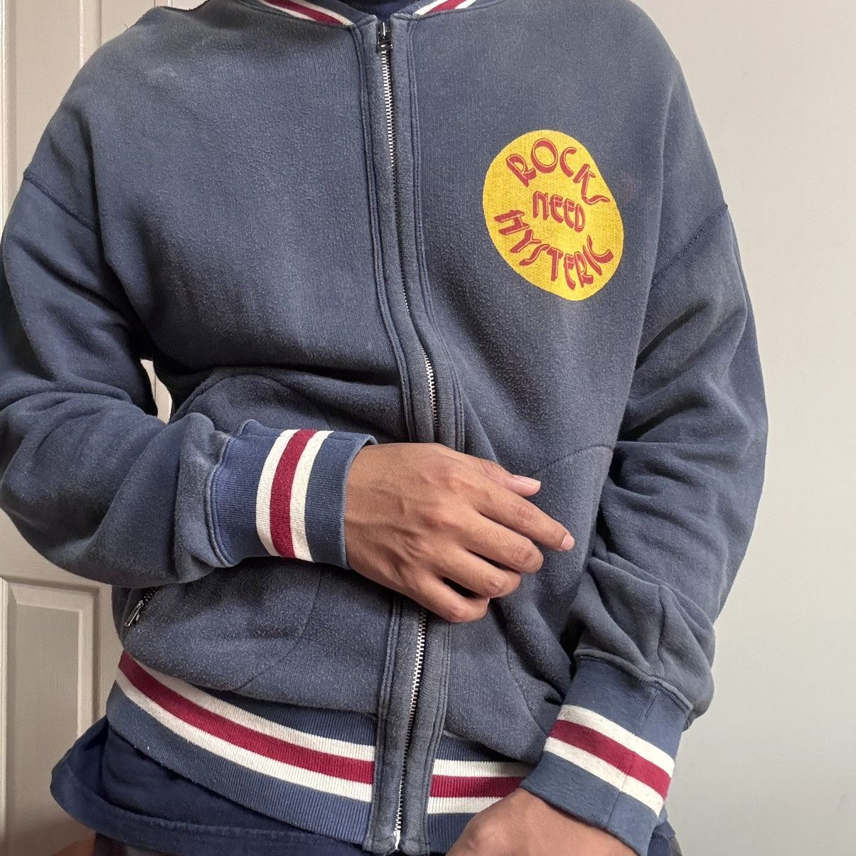Hysteric Glamour Faded Rocks Hysteric Glamour Varsity Jacket Size US L / EU 52-54 / 3 - 8 Thumbnail