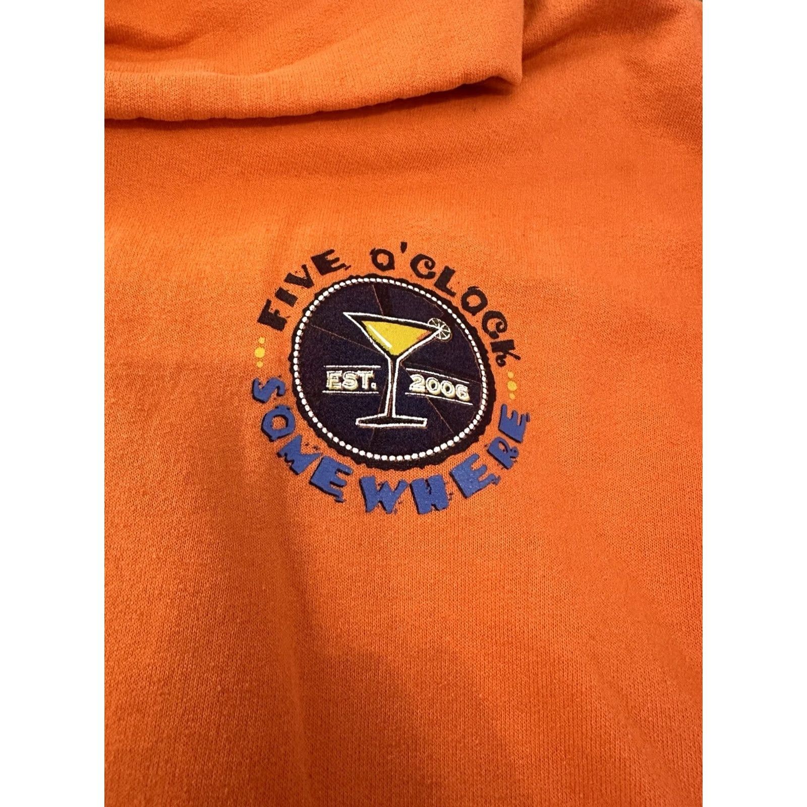 Champion VINTAGE Champion Hoodie Sweatshirt Medium Y2K It’s Five O’Clock Somewhere Size US M / EU 48-50 / 2 - 3 Thumbnail