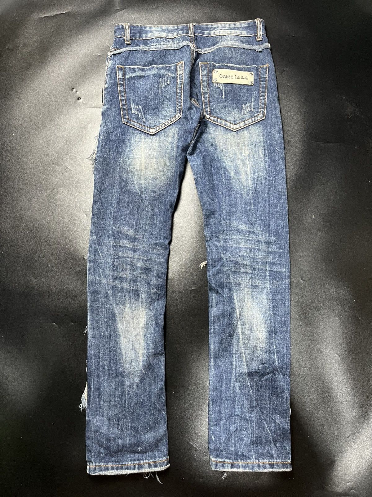 If Six Was Nine × Japanese Brand × Le Grande Bleu (L.G.B.) Japanese Rework distressed style Size US 30 / EU 46 - 2 Thumbnail