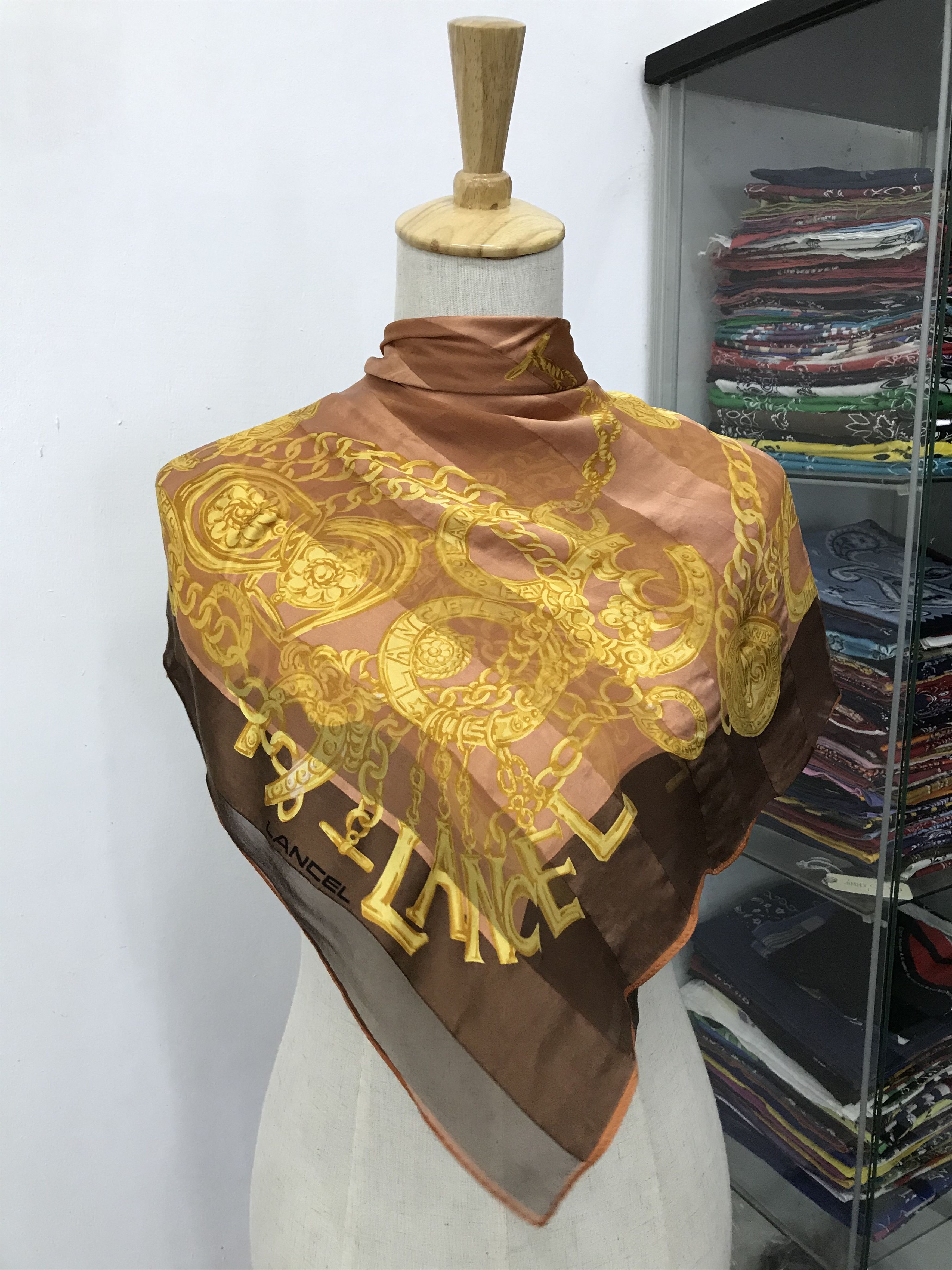 Lancel Vintage Lancel Silk Scarf Size ONE SIZE - 1 Thumbnail