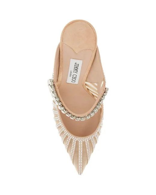 Jimmy Choo o1s22i1n1024 Bing 100 Mules in Pink Size US 6 / IT 36 - 2 Thumbnail