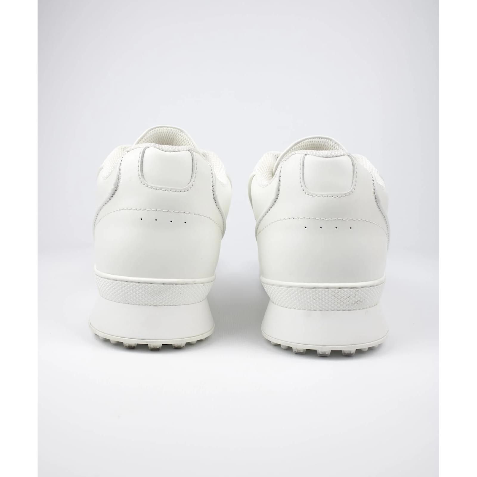 Saint Laurent Paris o1y0325 Logo Low-Top Sneakers in White Size US 7.5 / EU 40-41 - 4 Thumbnail