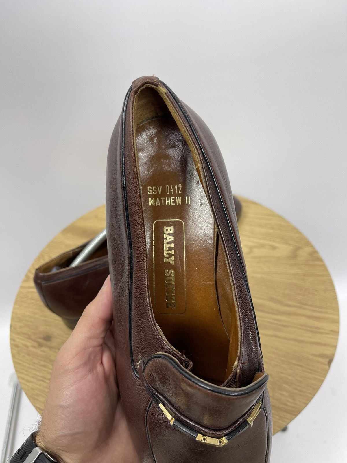 Bally Bally Suisse Loafer Shoes Size 10 Brown Leather Vintage Size US 10 / EU 43 - 5 Thumbnail