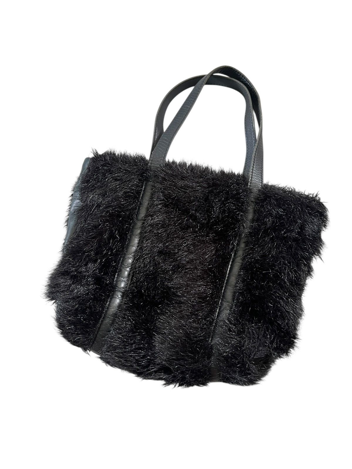 Tsumori Chisato 2000s Tsumori Chisato Leather Fur Shoulder Bag Size ONE SIZE - 6 Thumbnail