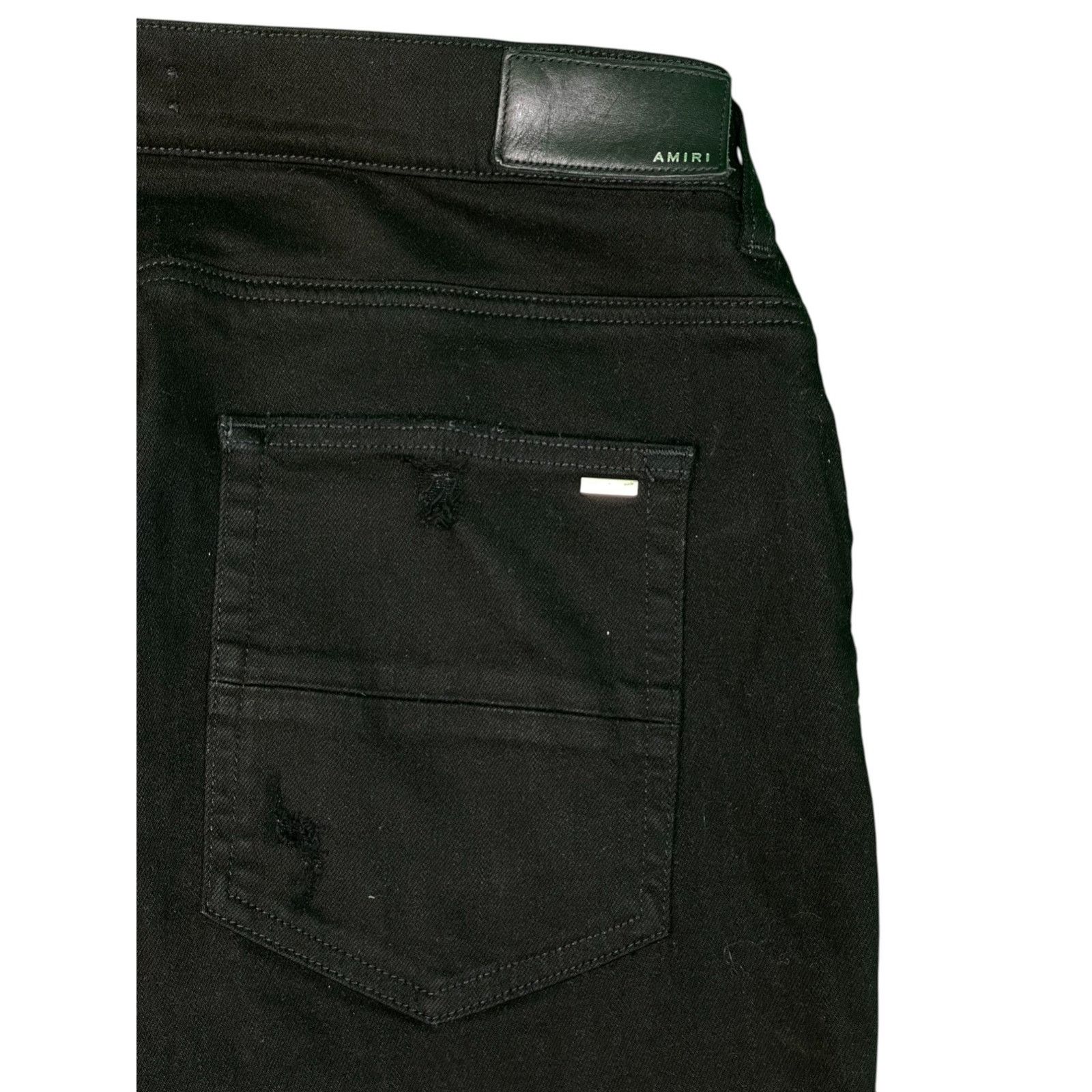 Amiri Amiri MX1 Gold Patch Black Jeans Size US 38 / EU 54 - 5 Thumbnail