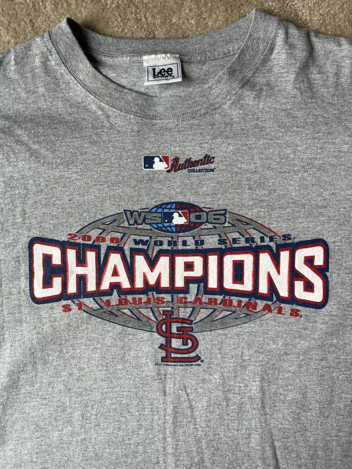 Lee × Vintage 2006 St Louis Cardinals World Series champions shirt Size US XXL / EU 58 / 5 - 2 Thumbnail