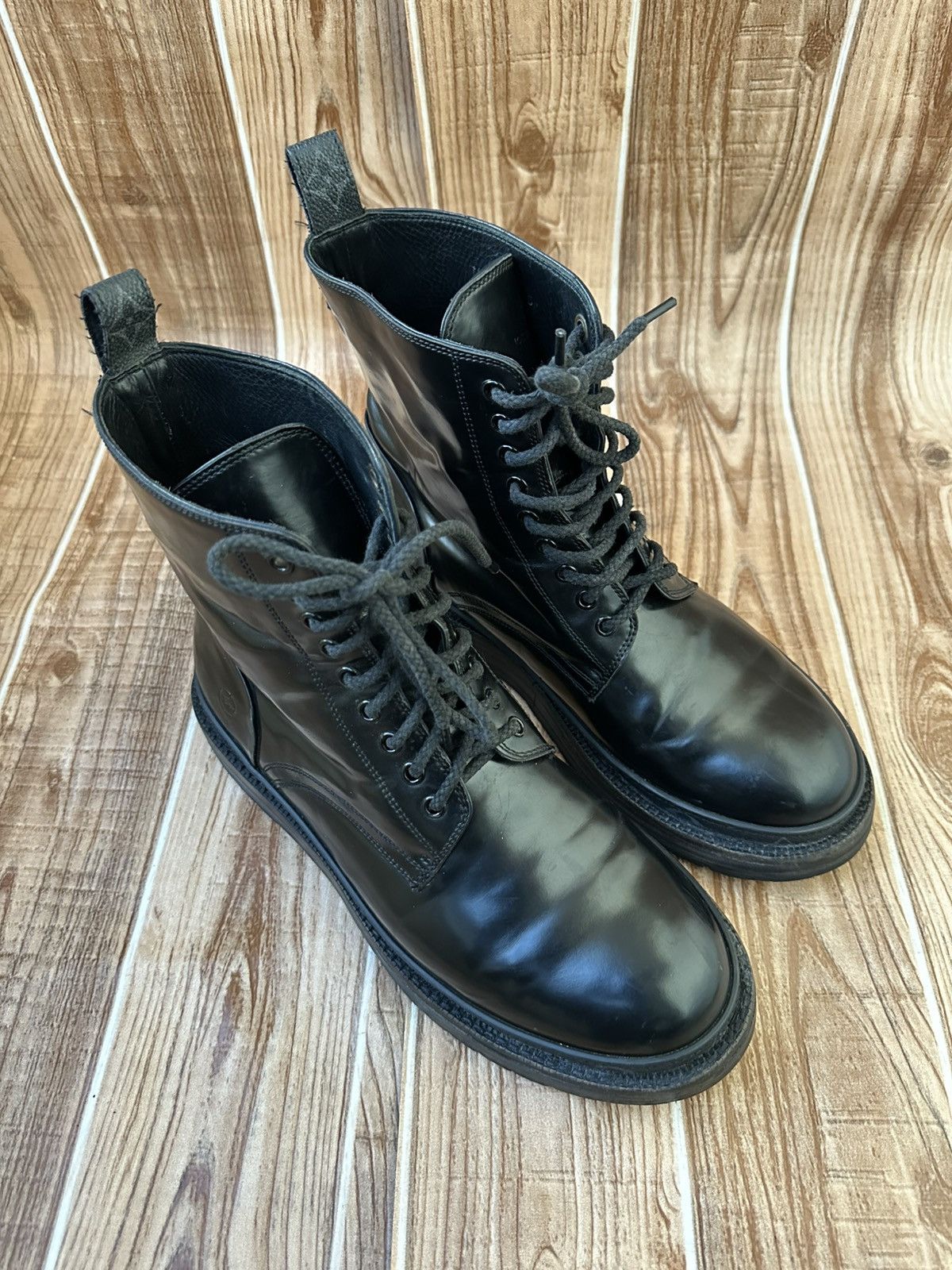 Fragment Design × Louis Vuitton Louis Vuitton X Fragment Black Ice Leather boots Size US 9 / EU 42 - 2 Thumbnail