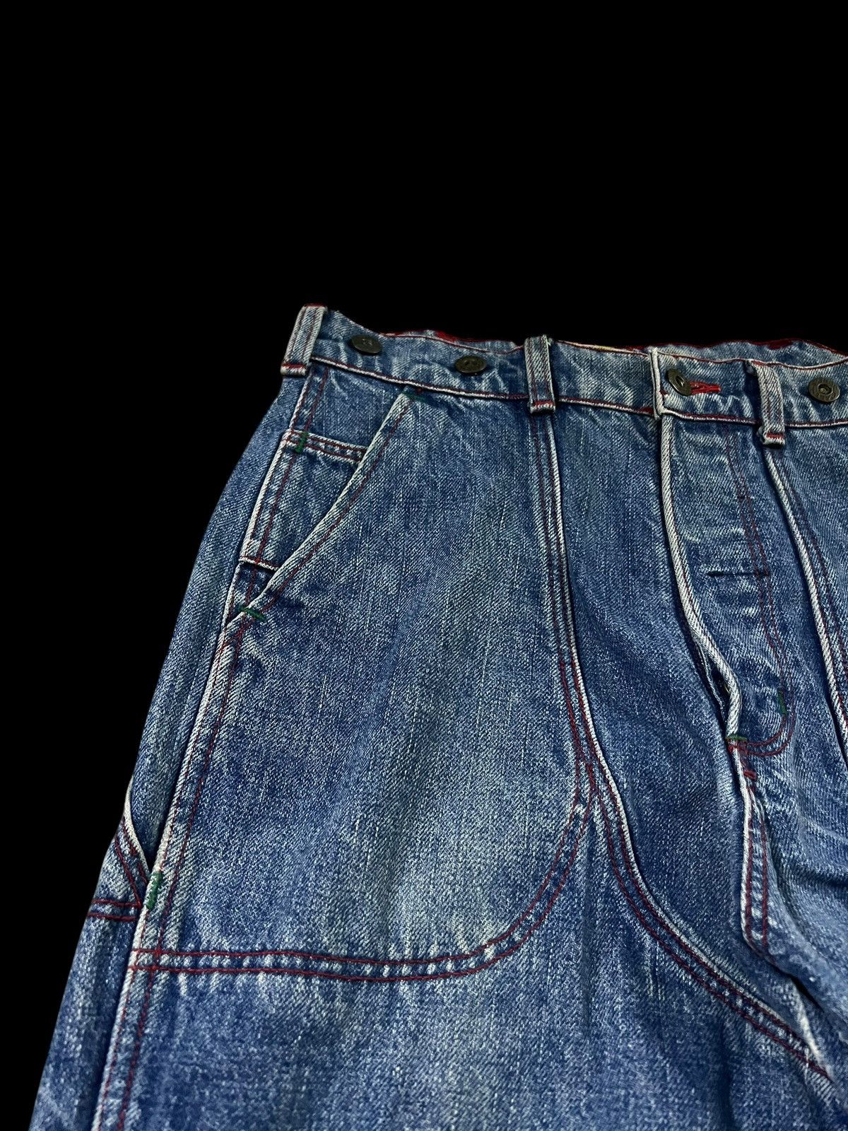 Casey Casey × Vintage × Wrangler 💥Baggy💥Vintage 80’s Casey Jones CJO X Wrangler Very Rare Size US 28 / EU 44 - 5 Thumbnail