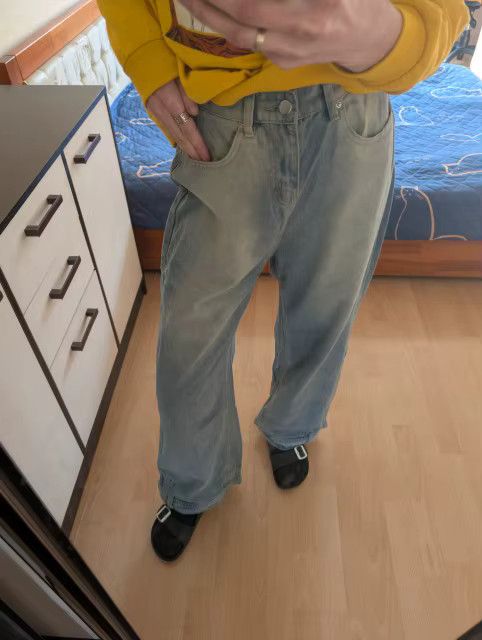 Designer × Japanese Brand Retro Baggy High Waisted Reversible Jeans Size US 30 / EU 46 - 3 Thumbnail