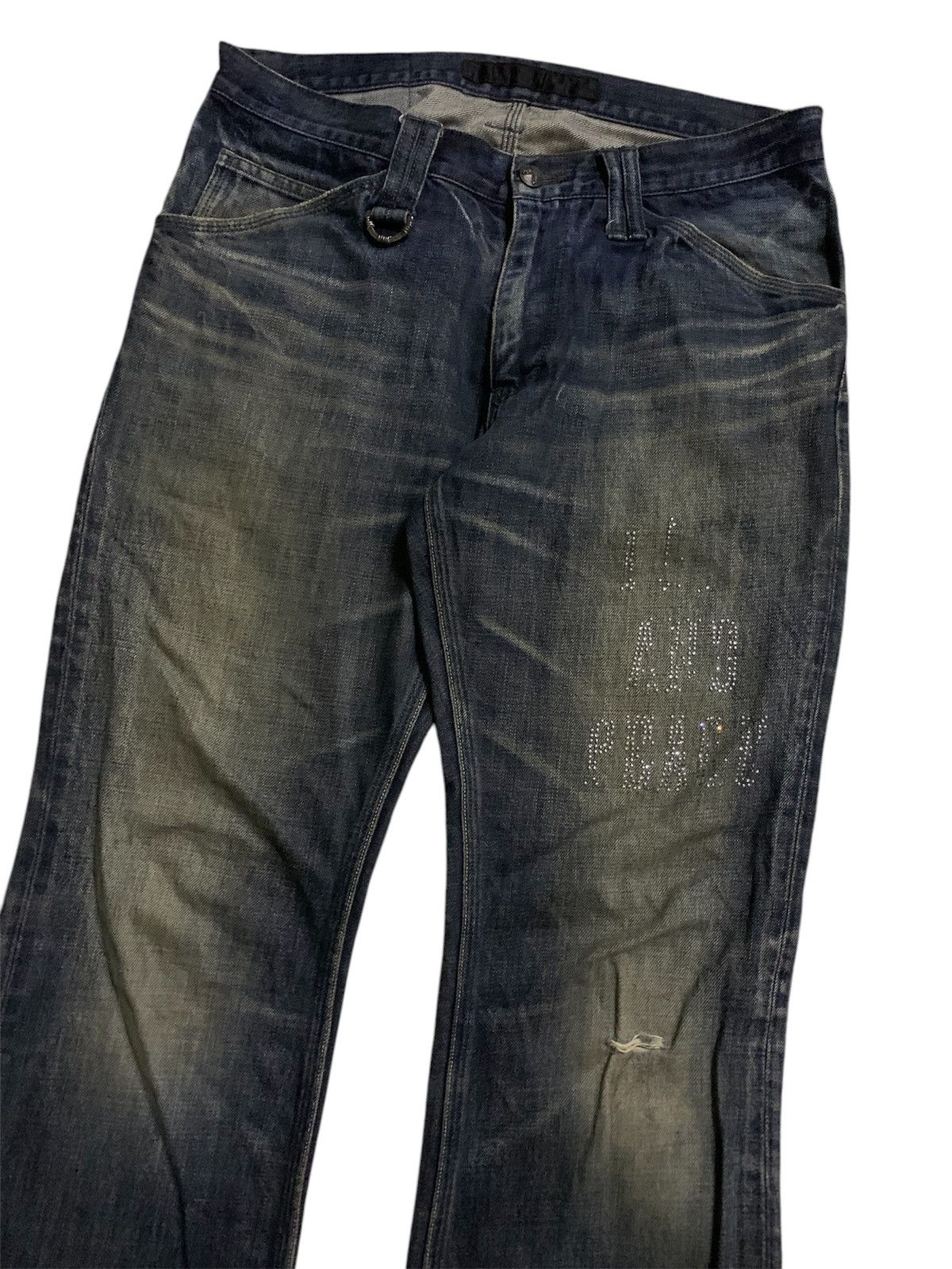 Roar × roarguns Vtg Japanese Flare Roarguns Denim Pant Size US 32 / EU 48 - 6 Thumbnail