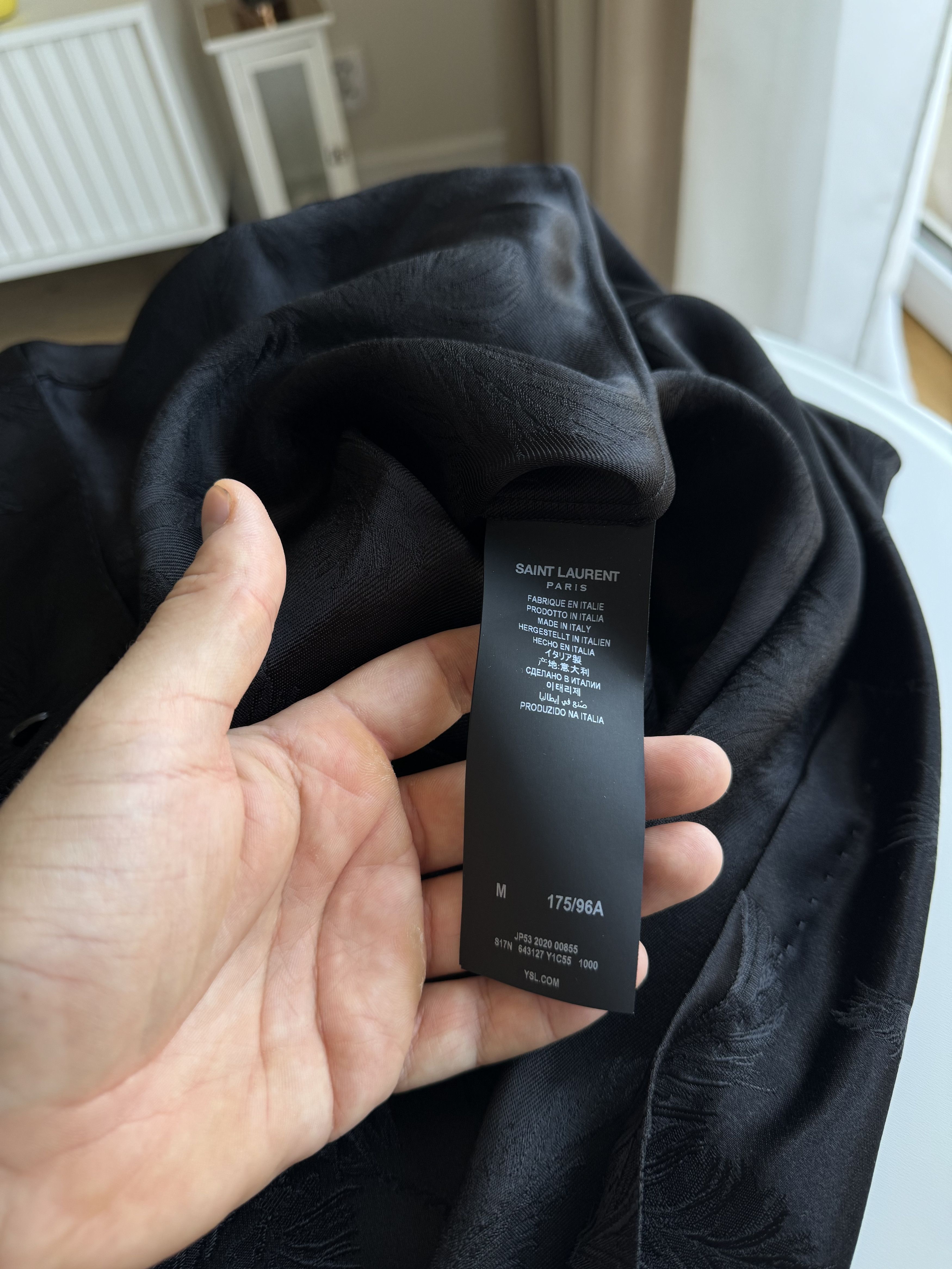 Saint Laurent Paris Saint Laurent Silk Hedi Slimane shirts Size US M / EU 48-50 / 2 - 11 Thumbnail