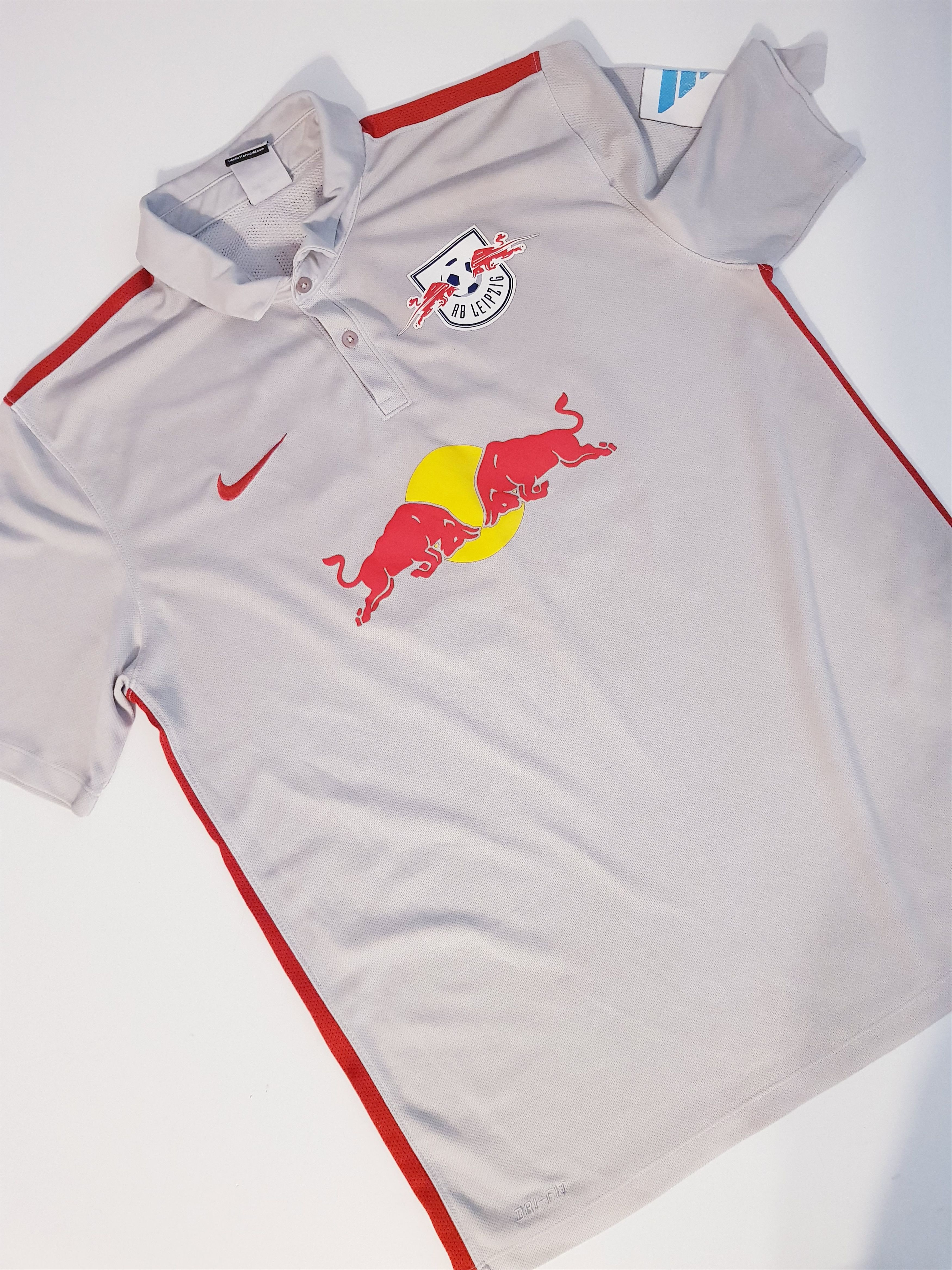 Nike RB Leipzig Nike 2016-17 Bundesliga Shirt #30 Burke OLI L Size US L / EU 52-54 / 3 - 3 Thumbnail