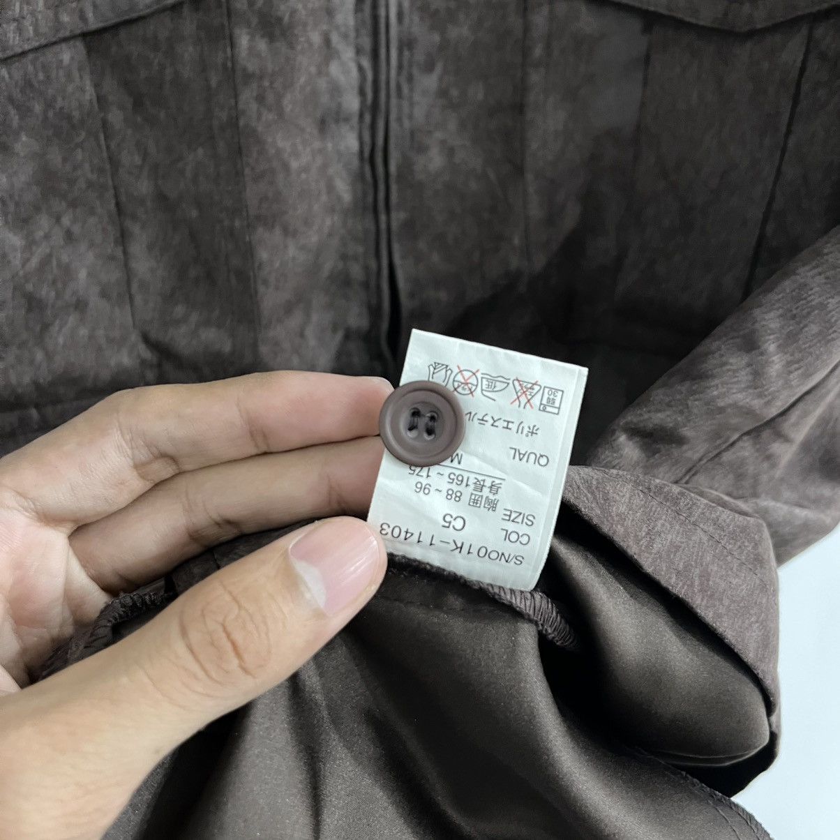 Japanese Brand Allix Brown Zip Up Shirt Size US M / EU 48-50 / 2 - 7 Thumbnail