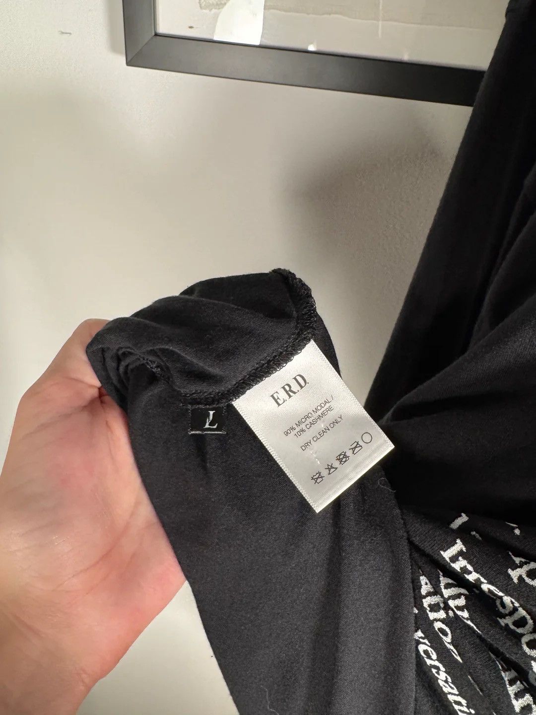 Enfants Riches Deprimes 🚭 GRAIL 🚭 CHARACTERISTICS OF A PSYCHOPATH CASHMERE SHIRT Size US L / EU 52-54 / 3 - 6 Thumbnail