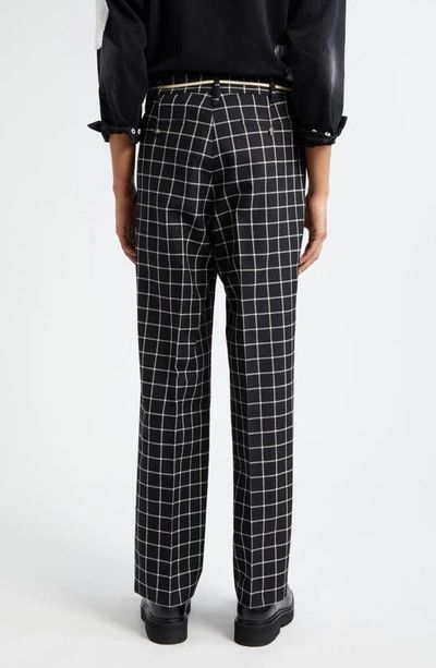 Marni o1w1db10824 Checked Pant in Black White Size US 30 / EU 46 - 2 Thumbnail