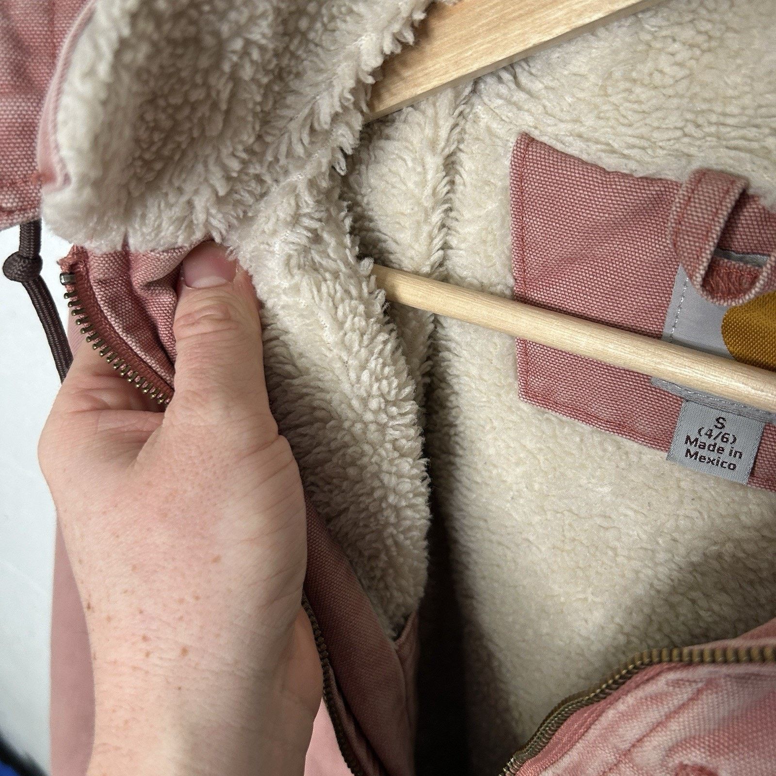 Carhartt Carhartt Sherpa-Lined Wildwood Jacket “Dried Pink Rose" Size S / US 4 / IT 40 - 13 Thumbnail