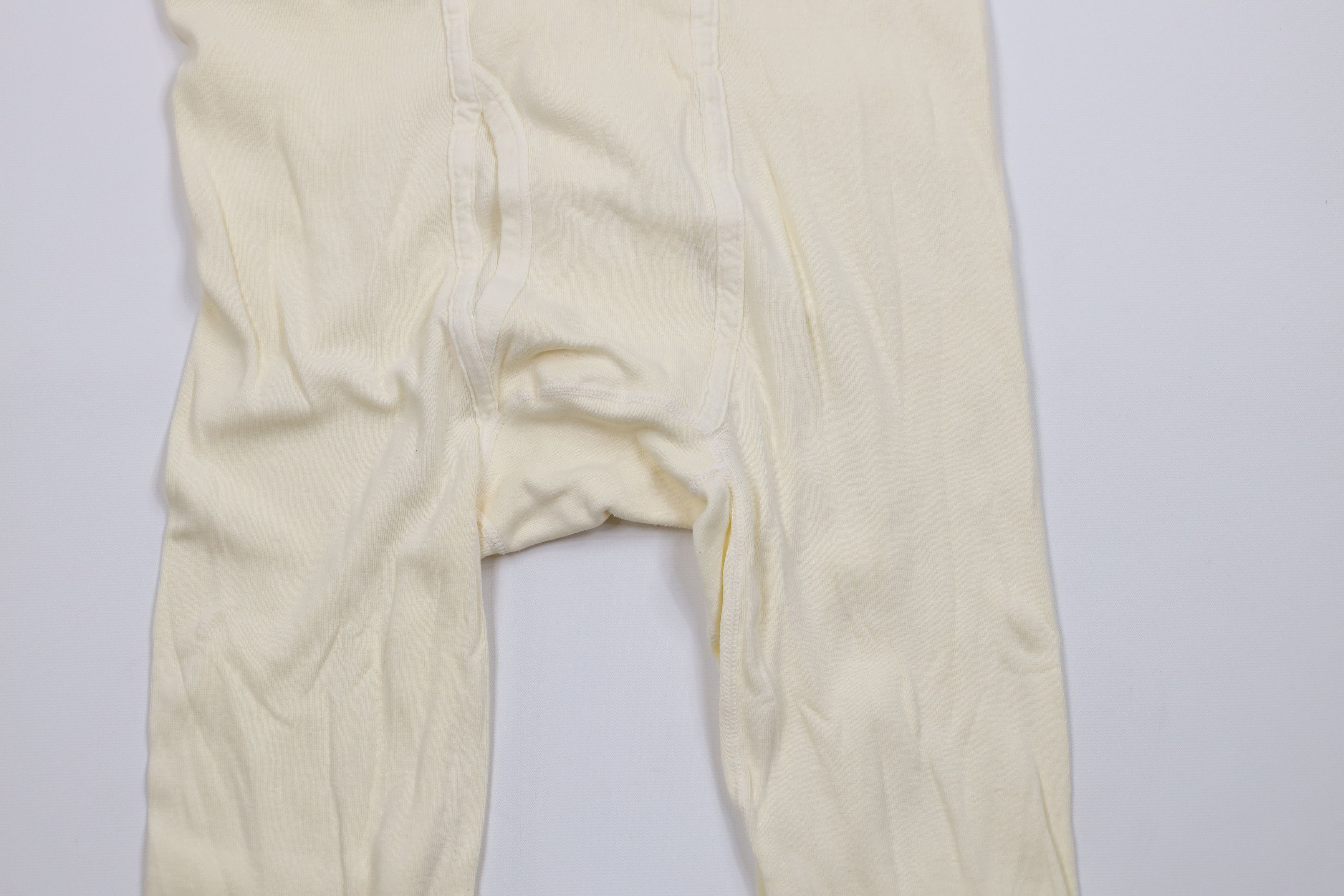 Hanes Vintage 40s Hanes Winter Sets Pants Joggers Cream USA Size US 36 / EU 52 - 3 Thumbnail