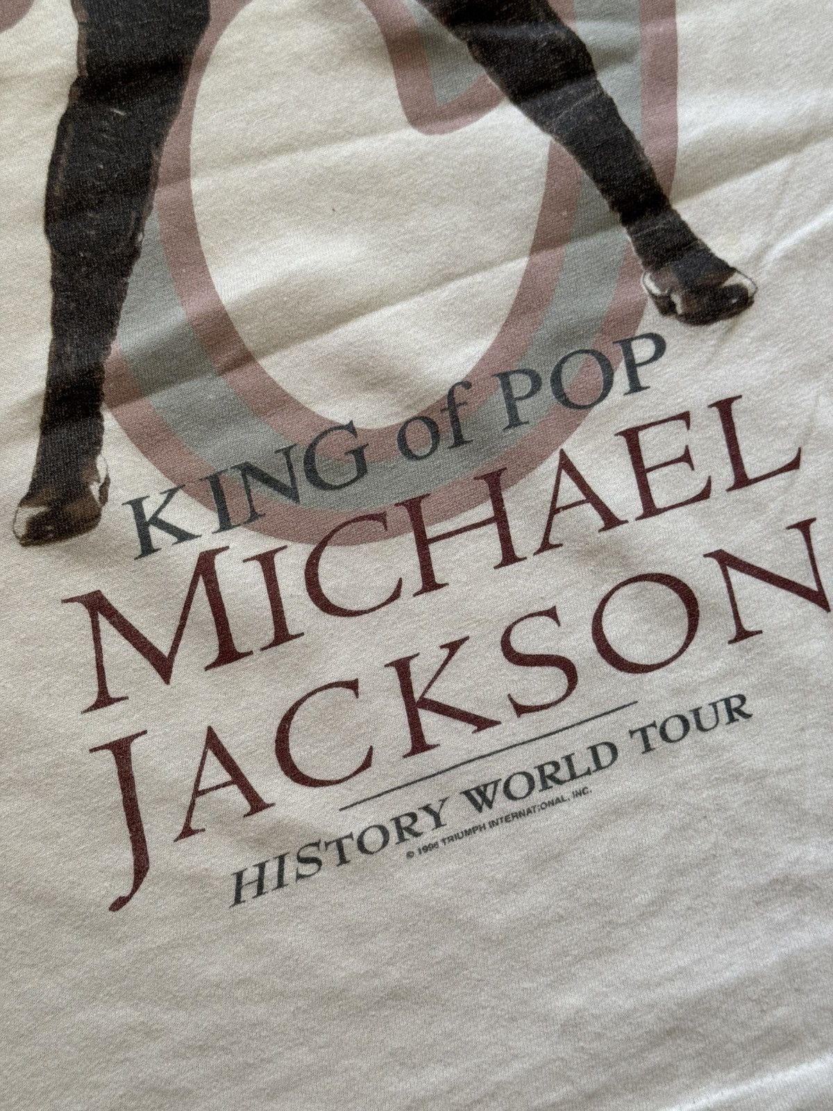 Band Tees Vintage 90’s Michael Jackson History World Tour T-Shirt Size US L / EU 52-54 / 3 - 3 Thumbnail