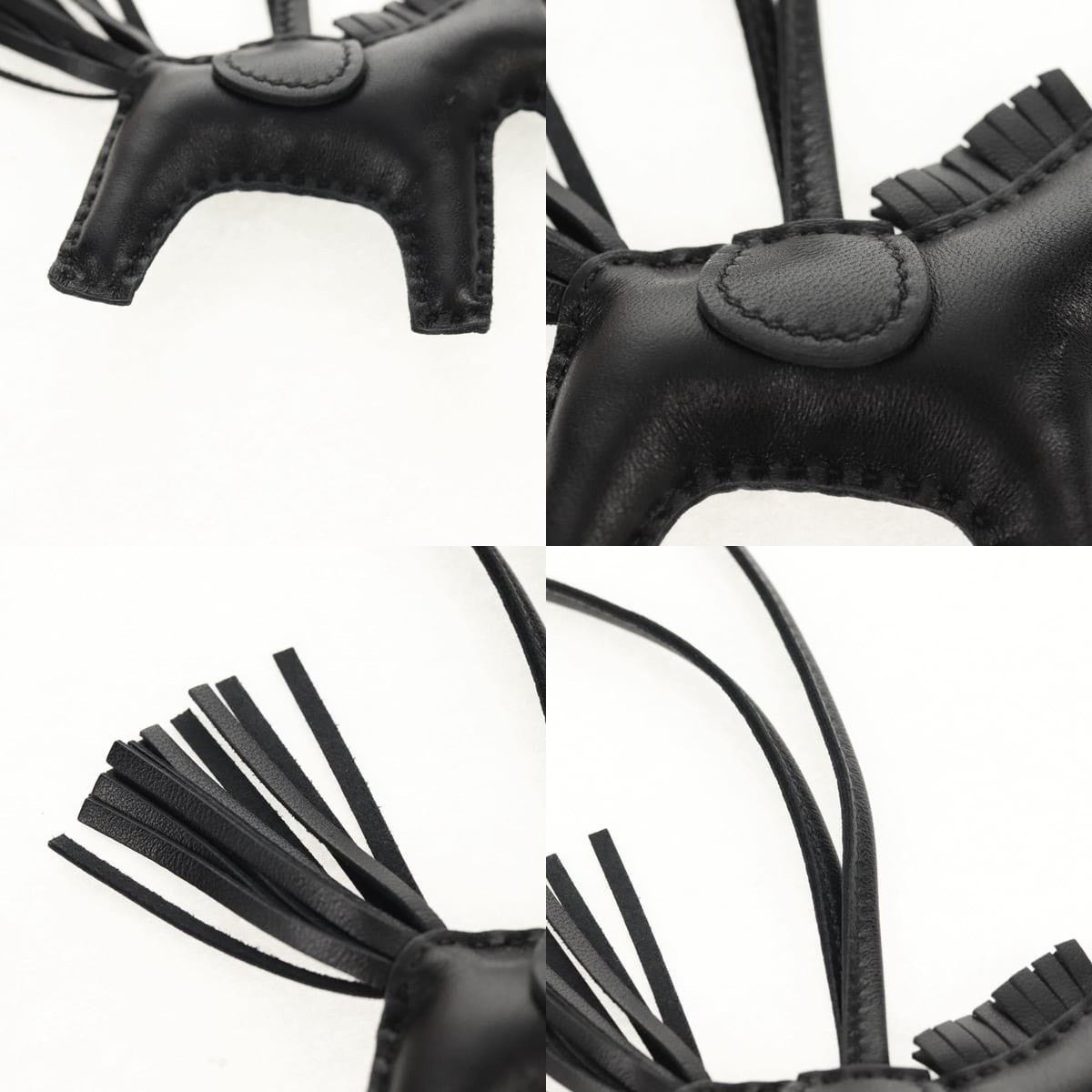 Hermes Hermes Rodeo PM Charm Leather Black Size ONE SIZE - 3 Thumbnail