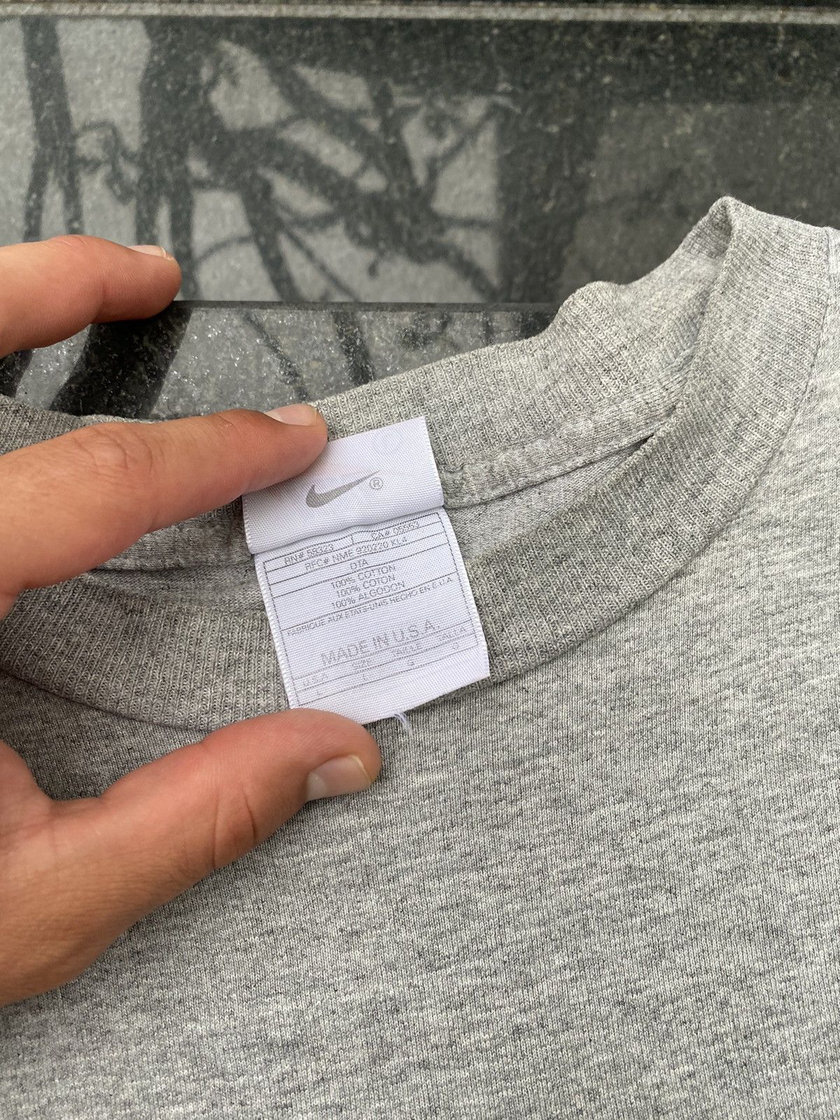 Nike × Vintage 90’s NIKE RARE Y2K LOGO SWOOSH RETRO TEE TSHIRT Size US L / EU 52-54 / 3 - 4 Thumbnail