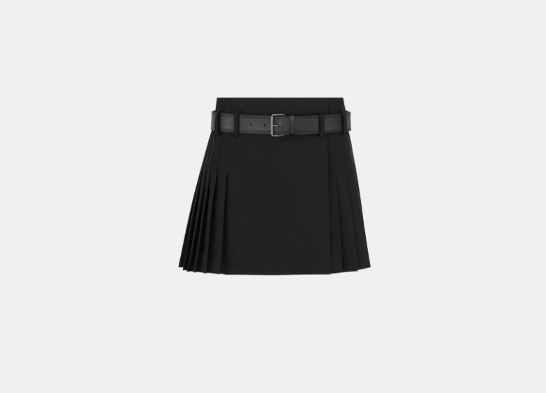 Dior o1w1db10326 511J73 Kilt Short in Black Size 30" / US 8 / IT 44 - 1 Thumbnail