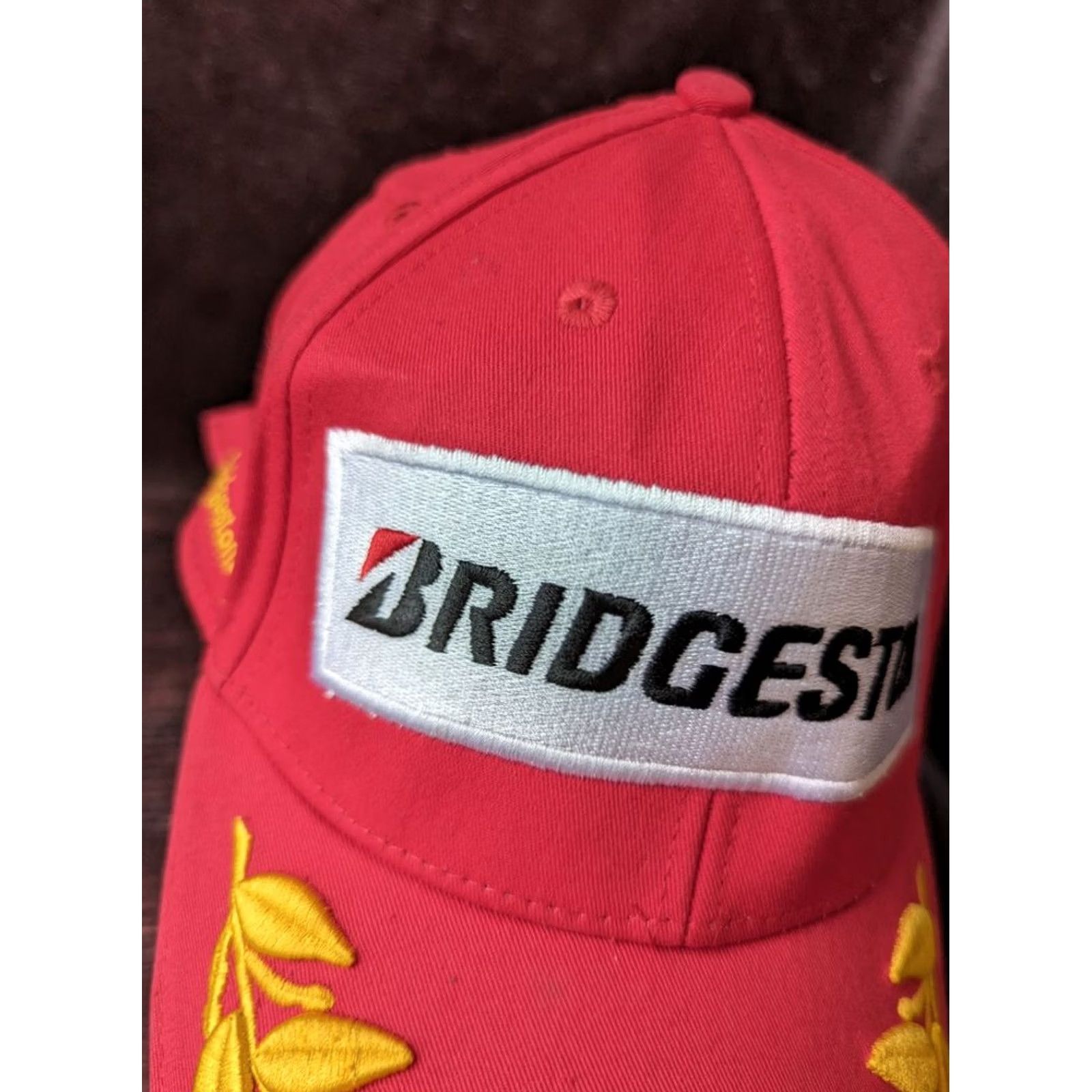 Vintage Bridgestone Podium Trophy Red Baseball Cap Baseball Cap Men One Size Red Size ONE SIZE - 2 Thumbnail