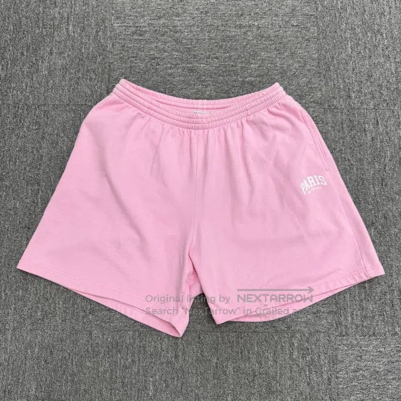 Balenciaga Balenciaga size L Limited edition embroidered letter short Size US 27 - 1 Thumbnail