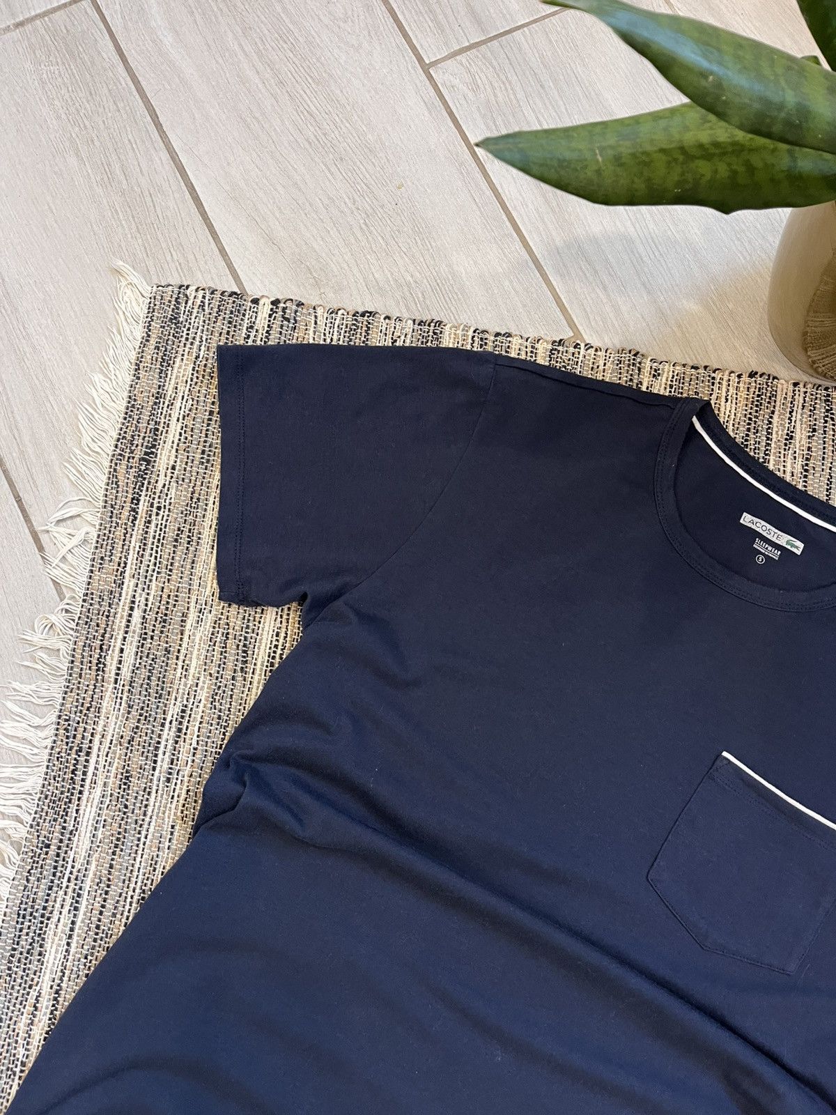 Lacoste × Vintage Lacoste Tshirt Navy Minimalistic tee vintage blue logo Size US S / EU 44-46 / 1 - 2 Thumbnail
