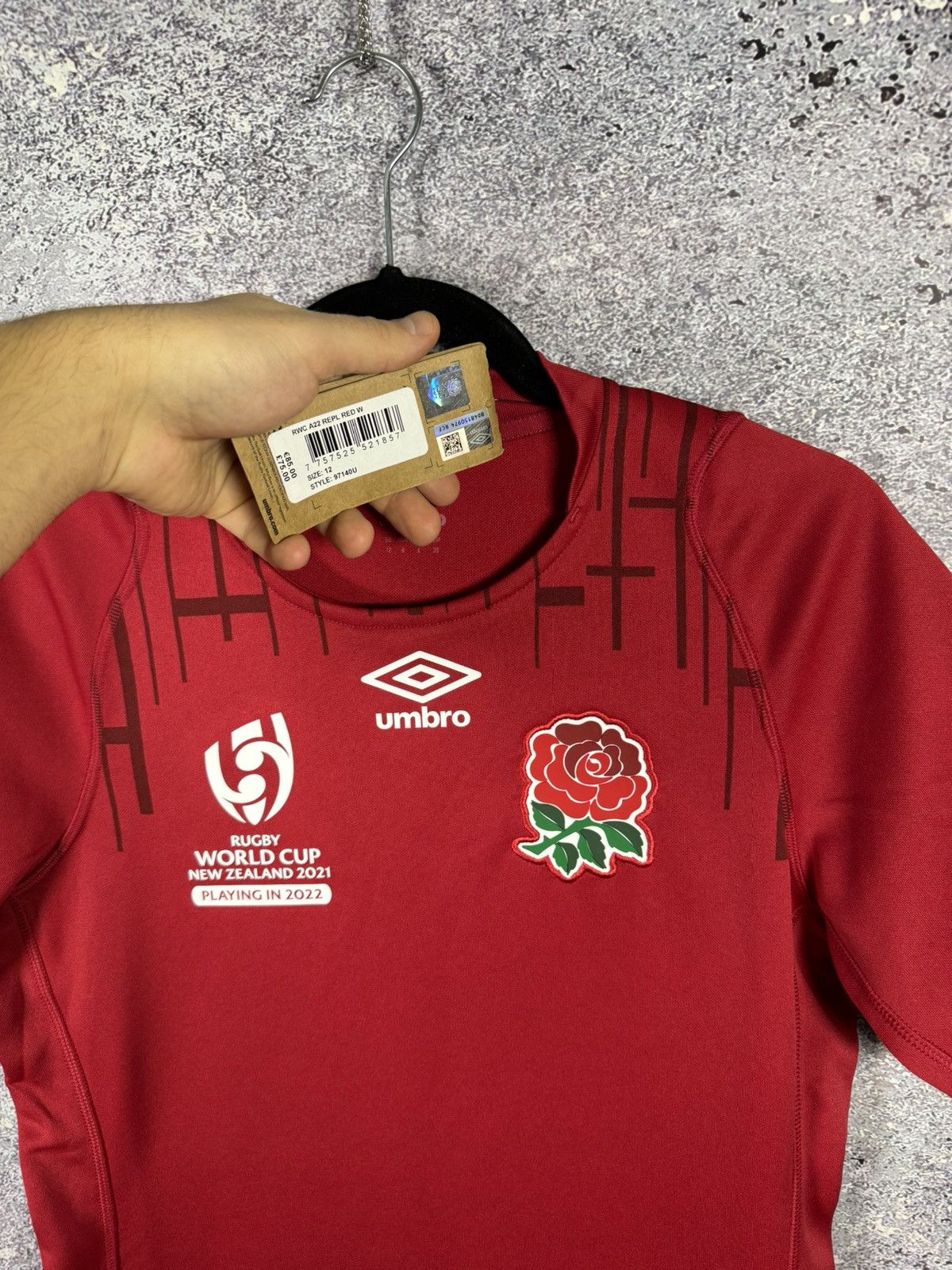 Umbro × Vintage England Rugby Jersey Women's (Size UK12) Umbro Alt World Cup Size US S / EU 44-46 / 1 - 9 Thumbnail