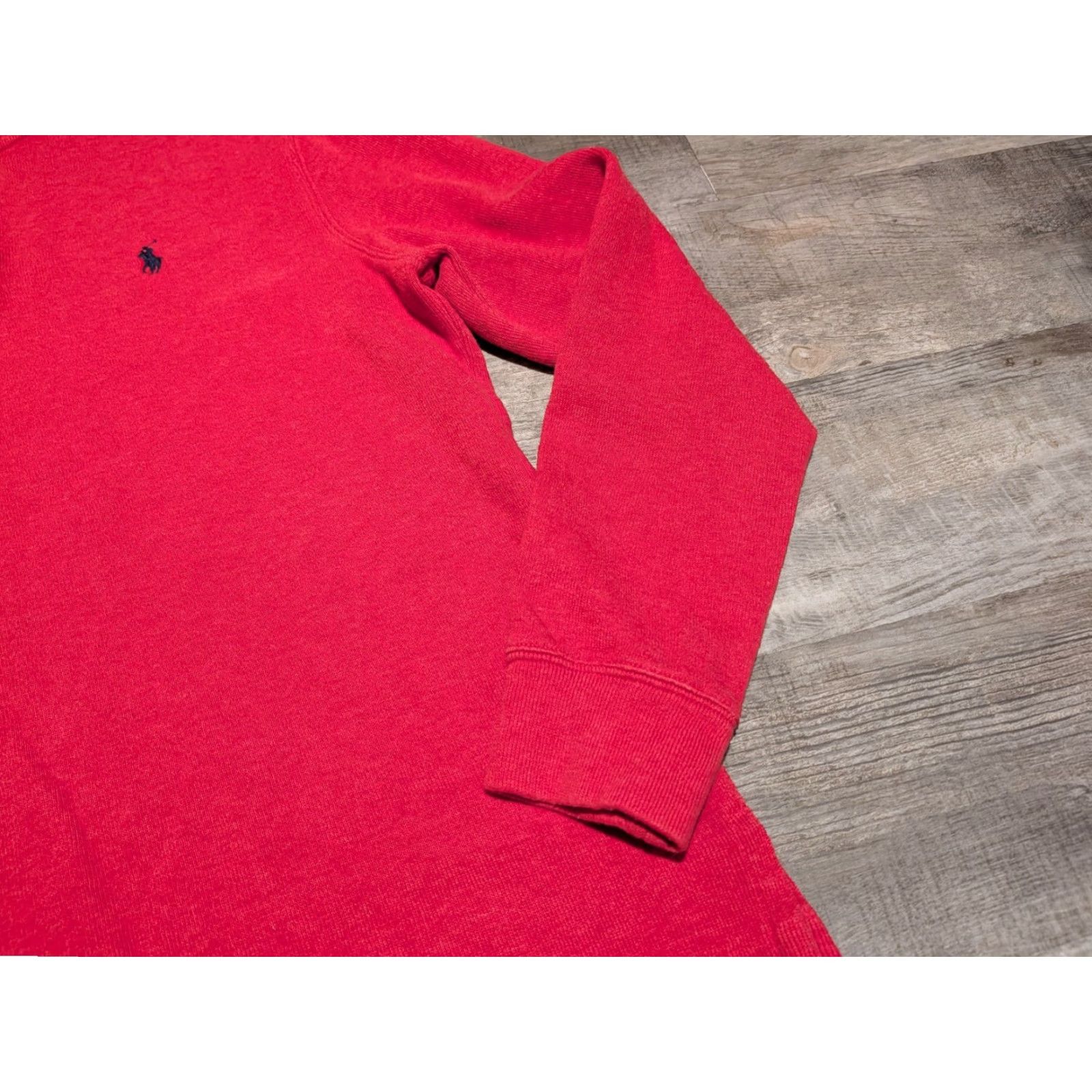 Polo Ralph Lauren Polo Ralph Lauren Sweater Adult M Red Quarter Zip Cotton Logo Embroidered Long Sleeve Mens Size US M / EU 48-50 / 2 - 3 Thumbnail