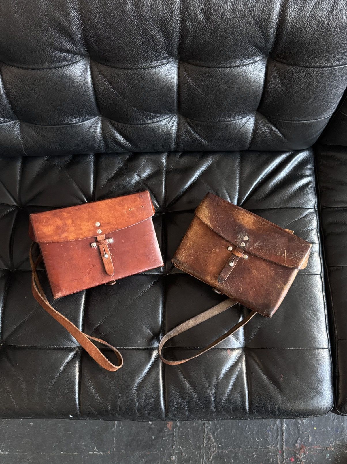 Vintage Vintage Swiss Army Leather Satchel Handcrafted Bag 1976 Size ONE SIZE - 15 Thumbnail