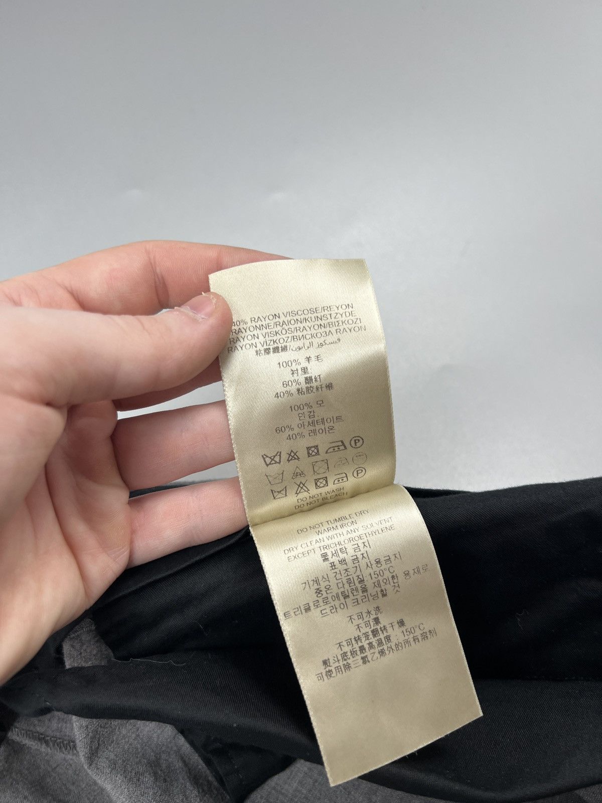 Burberry Burberry London Gray Wool Trousers (Y0530) Size US 40 / EU 56 - 10 Thumbnail