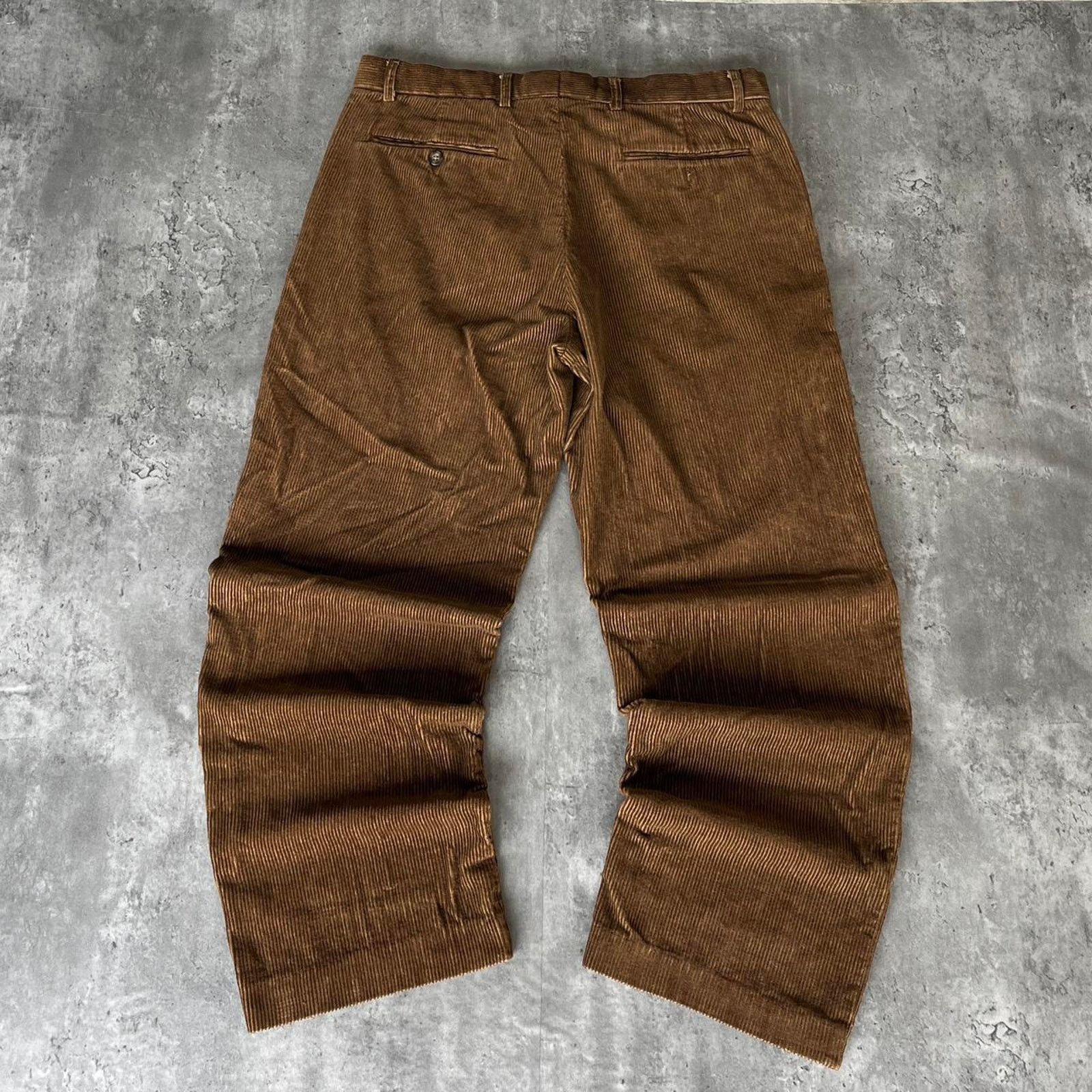 JNCO × Vintage Vintage Y2K Super Baggy Brown Corduroy Casual Skate Pants Size US 36 / EU 52 - 2 Thumbnail