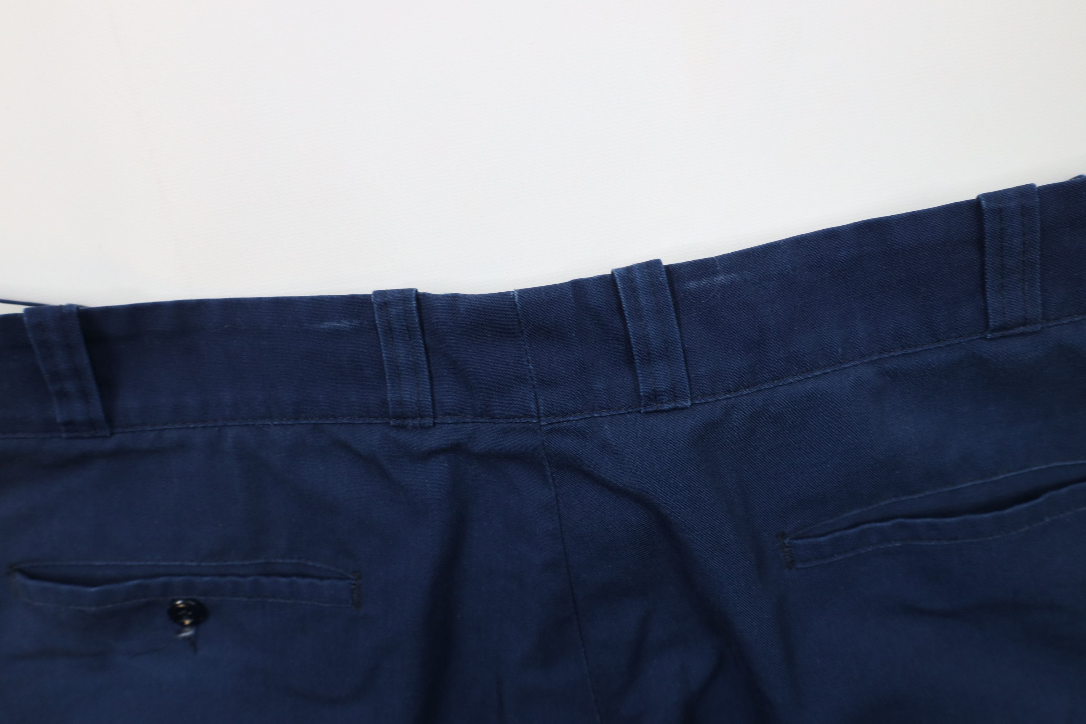 Vintage Vintage 70s Streetwear Wide Leg Pants Workwear Blue USA Size US 36 / EU 52 - 14 Thumbnail