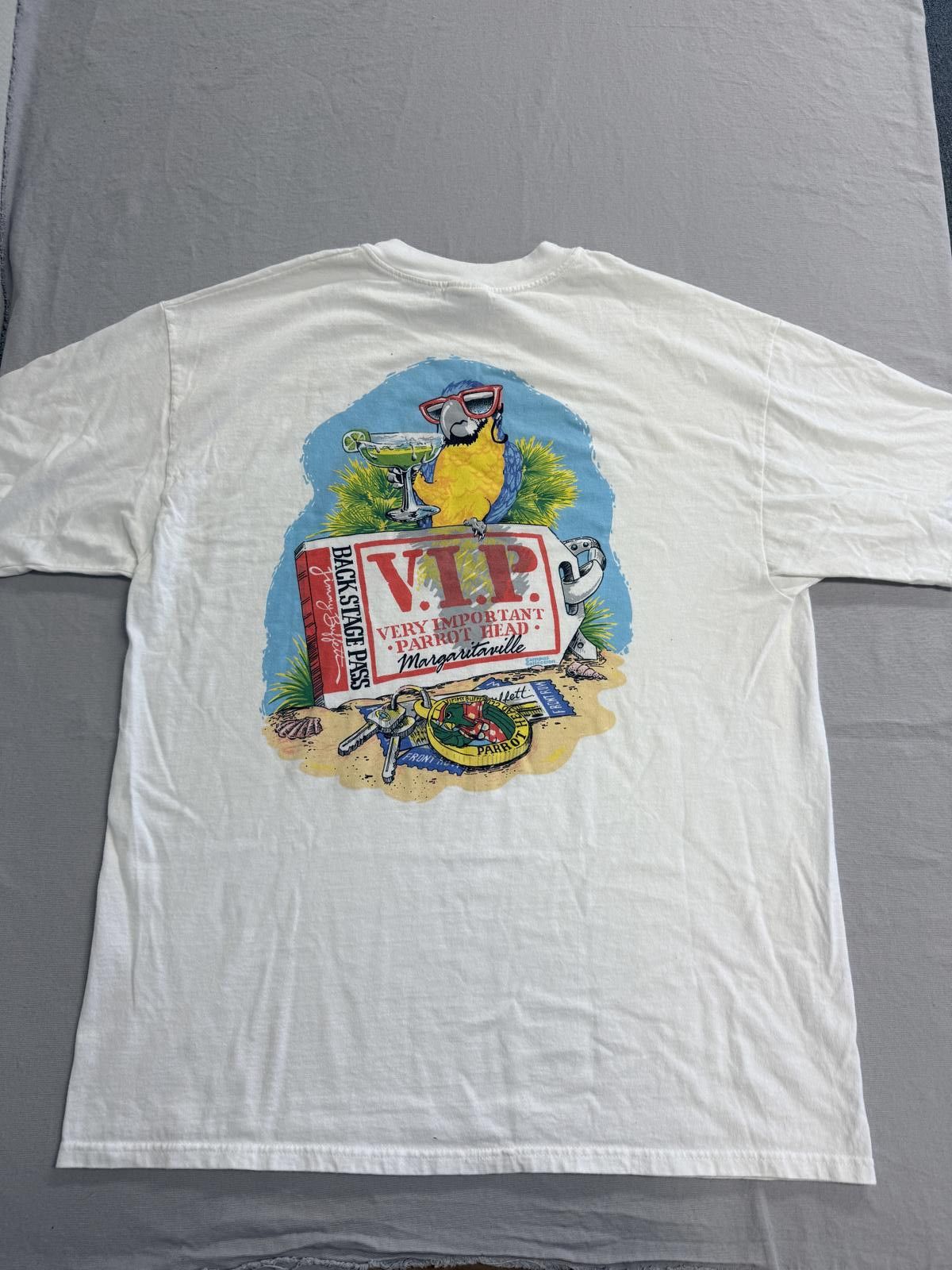 Hanes VIP Parrot Head T-shirt Summer Tour Jimmy Buffet Tee XL Size US XL / EU 56 / 4 - 1 Thumbnail