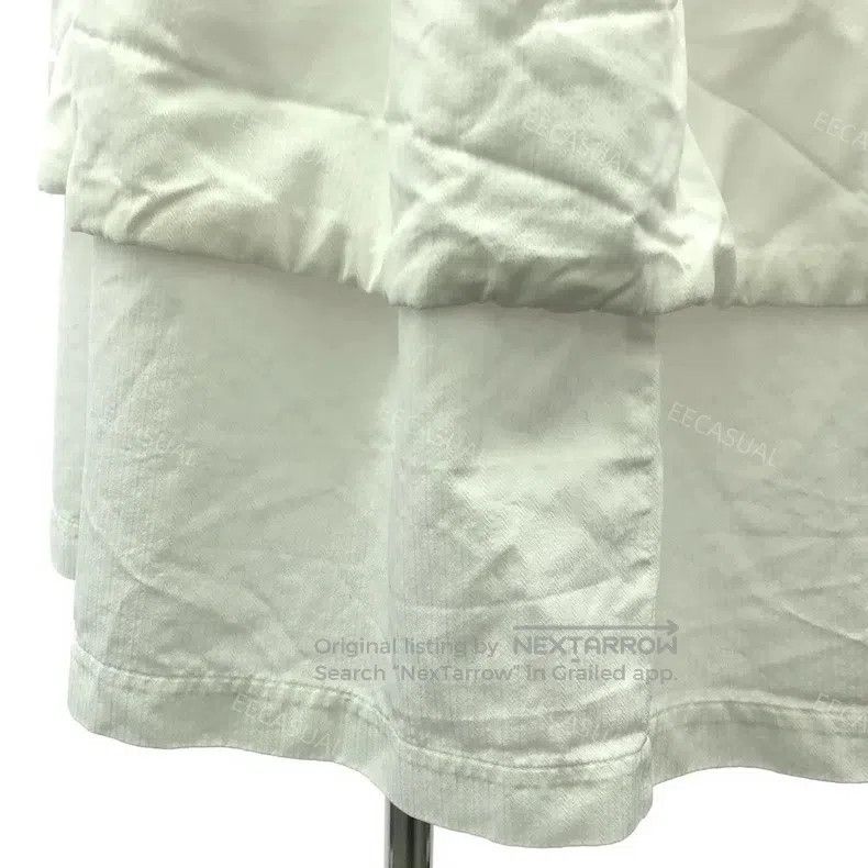 Comme des Garcons Comme Des Garcons size S White Drawstring Layered Double L Size 23" - 5 Thumbnail