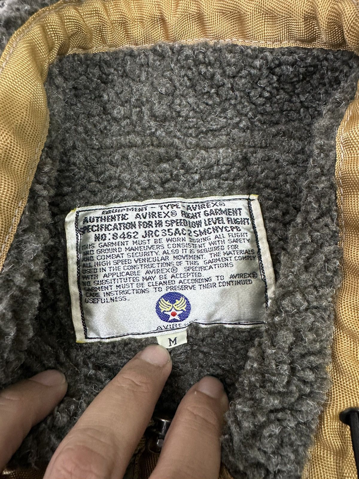 Avirex Vintage Avirex Quilted Jacket Sherpa Inside Nice Design Size US M / EU 48-50 / 2 - 7 Thumbnail