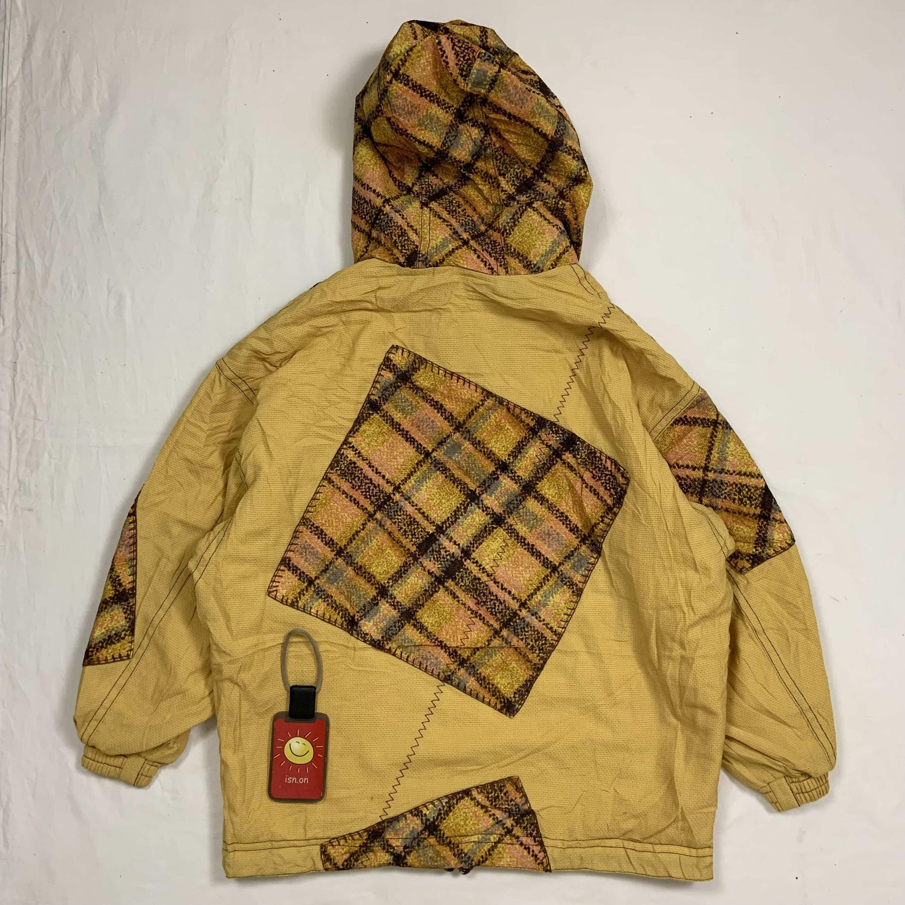 Vintage Vintage Evanova Patchwork Hooded Jacket Size US L / EU 52-54 / 3 - 4 Thumbnail