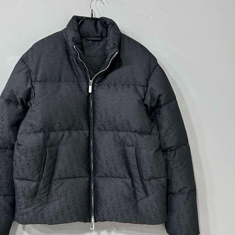 Dior Dior Dark Patterned Down Jacket-2505 Size XL / US 12-14 / IT 48-50 - 3 Thumbnail