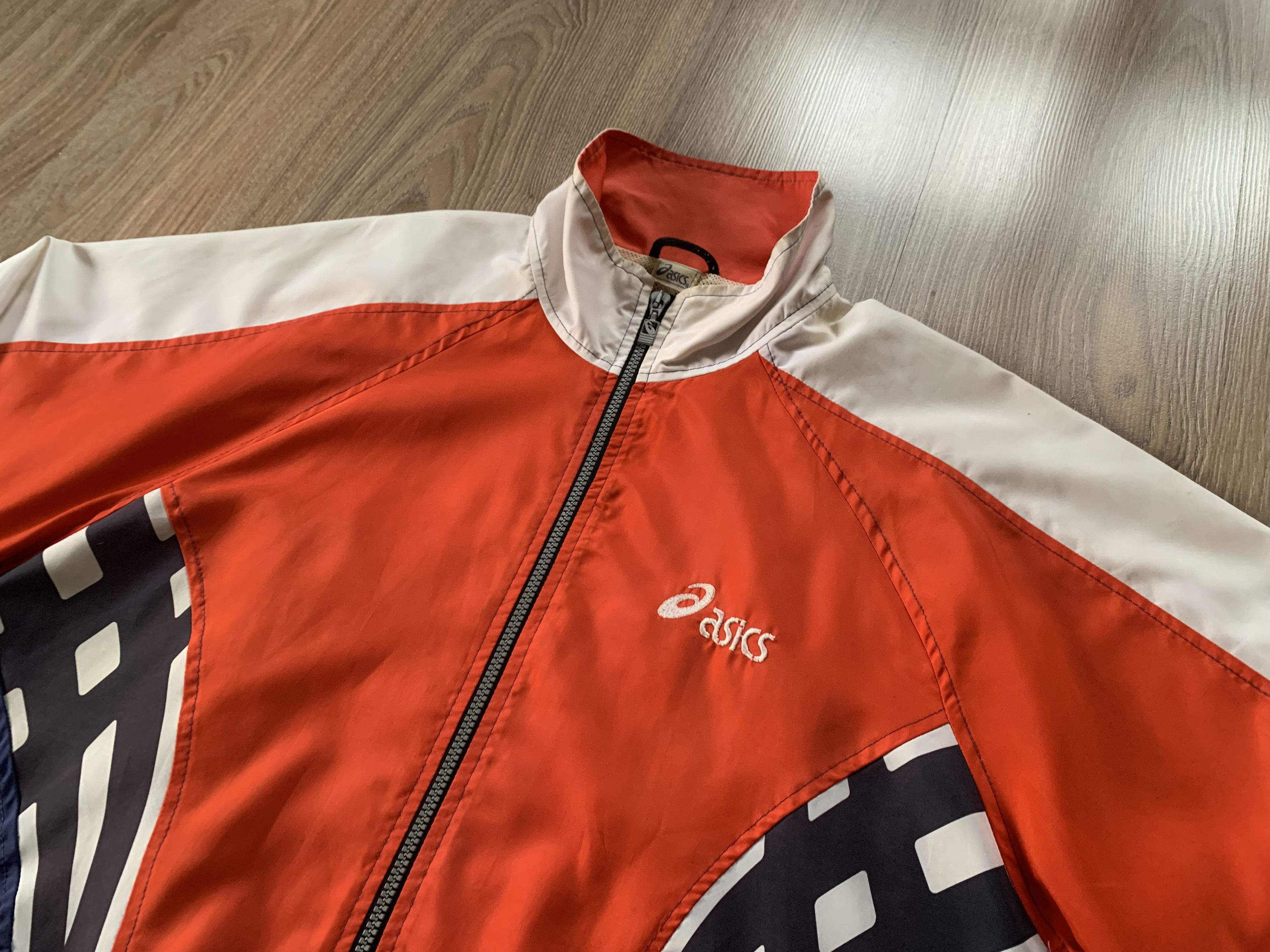 Asics × Japanese Brand × Vintage Vintage Asics Olympic Zip Jacket Size US L / EU 52-54 / 3 - 4 Thumbnail