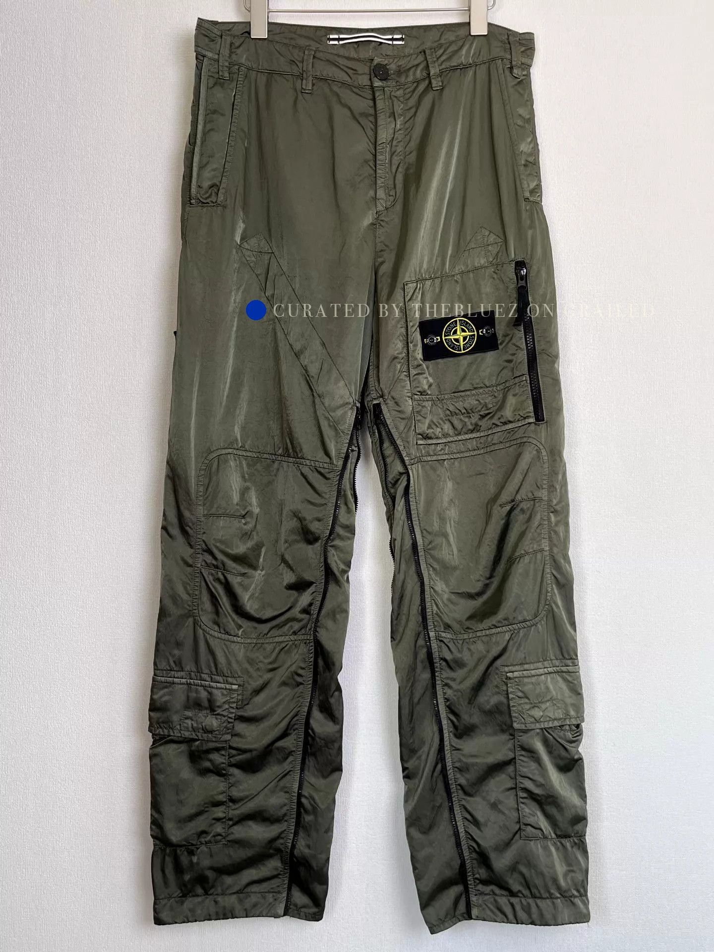 Stone Island STONE ISLAND 721532029 NYLON SEERSUCKER CARGO PANT 