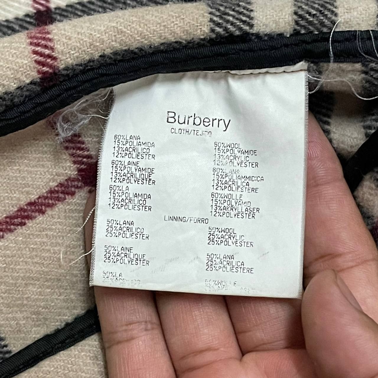 Burberry Vintage Burberry London Red Label Wool NovaCheck Coat Size US M / EU 48-50 / 2 - 12 Thumbnail